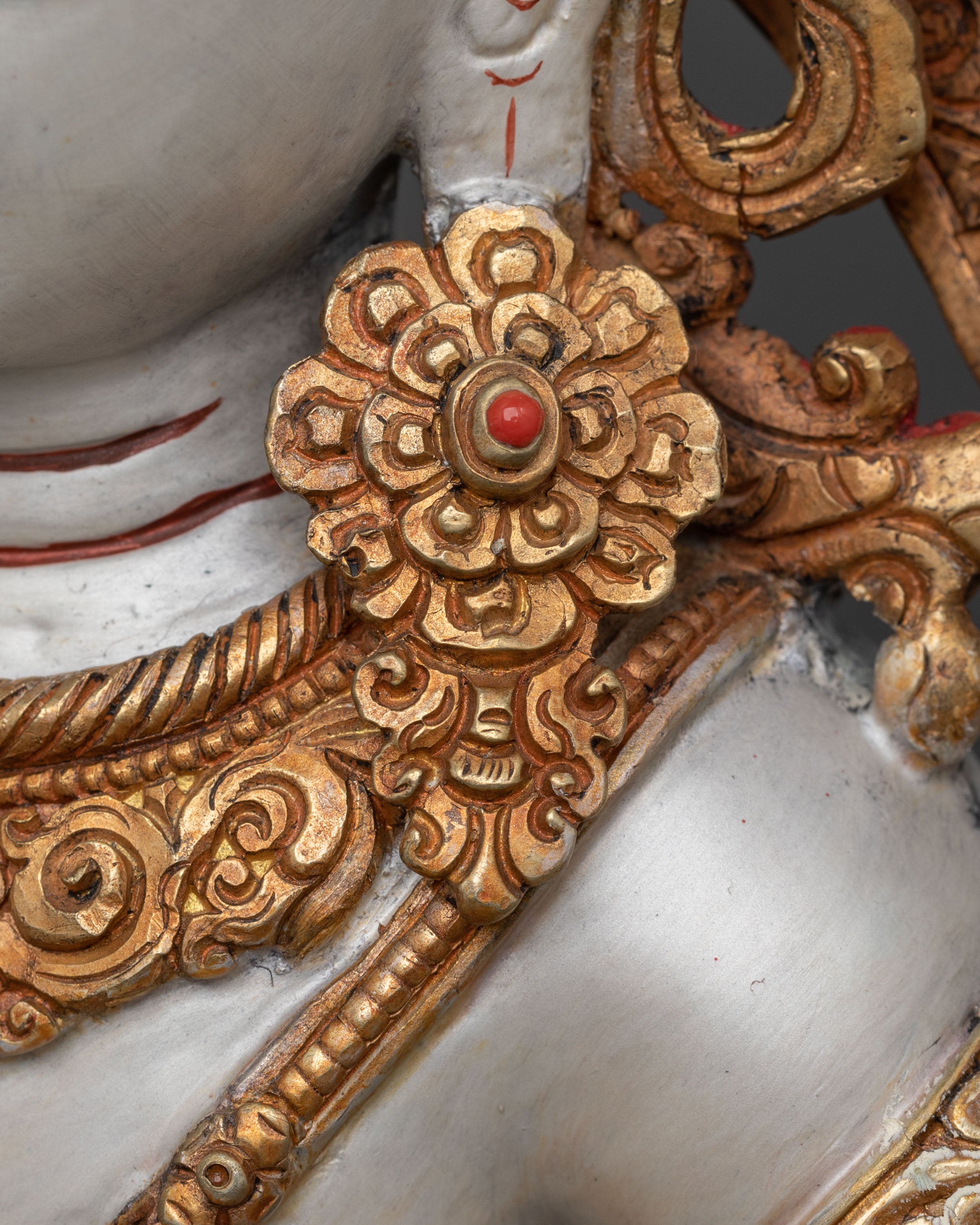 White Tara Sculpture | Goddess of Wisdom
