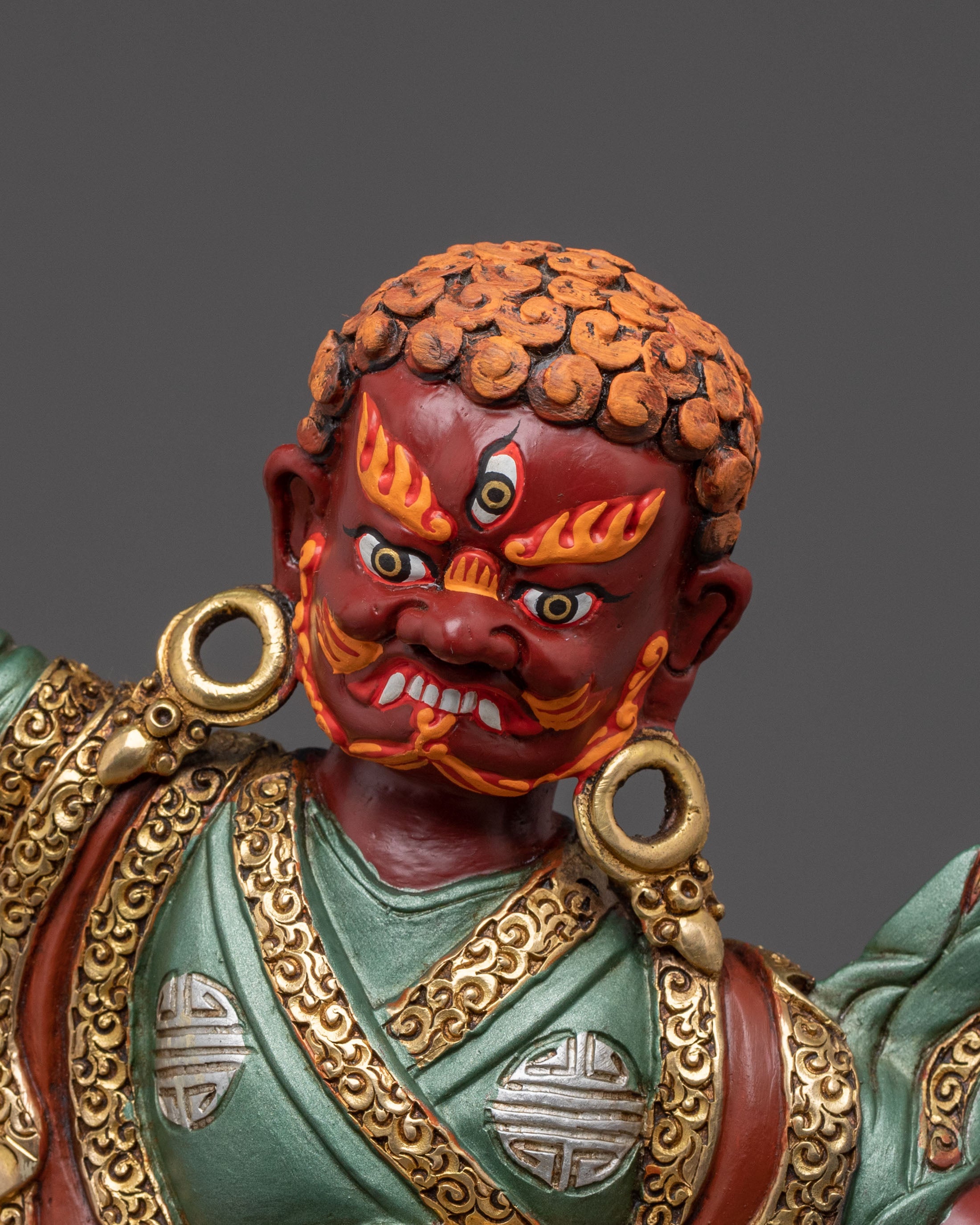 Dorje Drollo Sculpture | Tibetan Protector