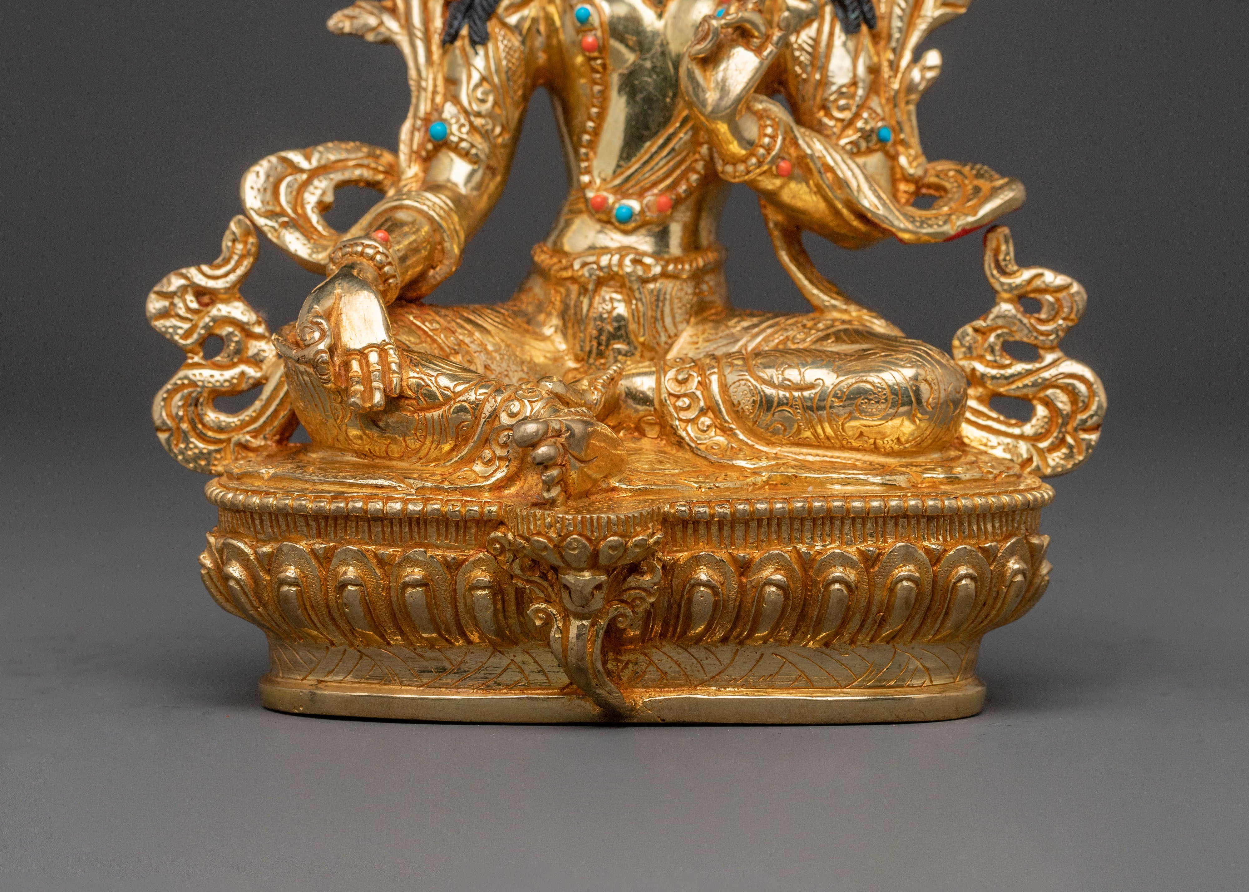 Swift Savior Green Tara Statue | Sacred Altar Decor