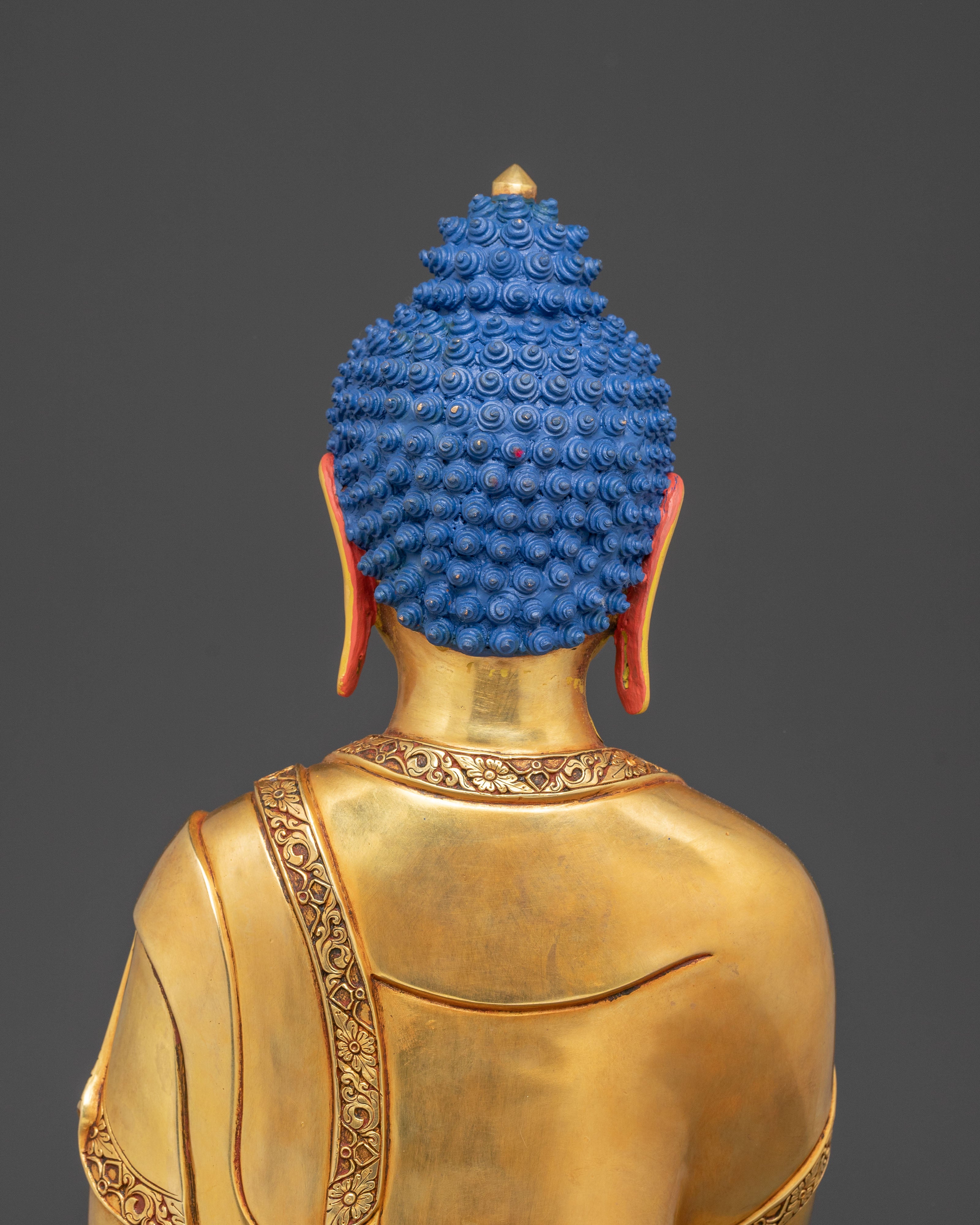 Handmade Golden Shakyamuni Buddha Statue | Home Decor