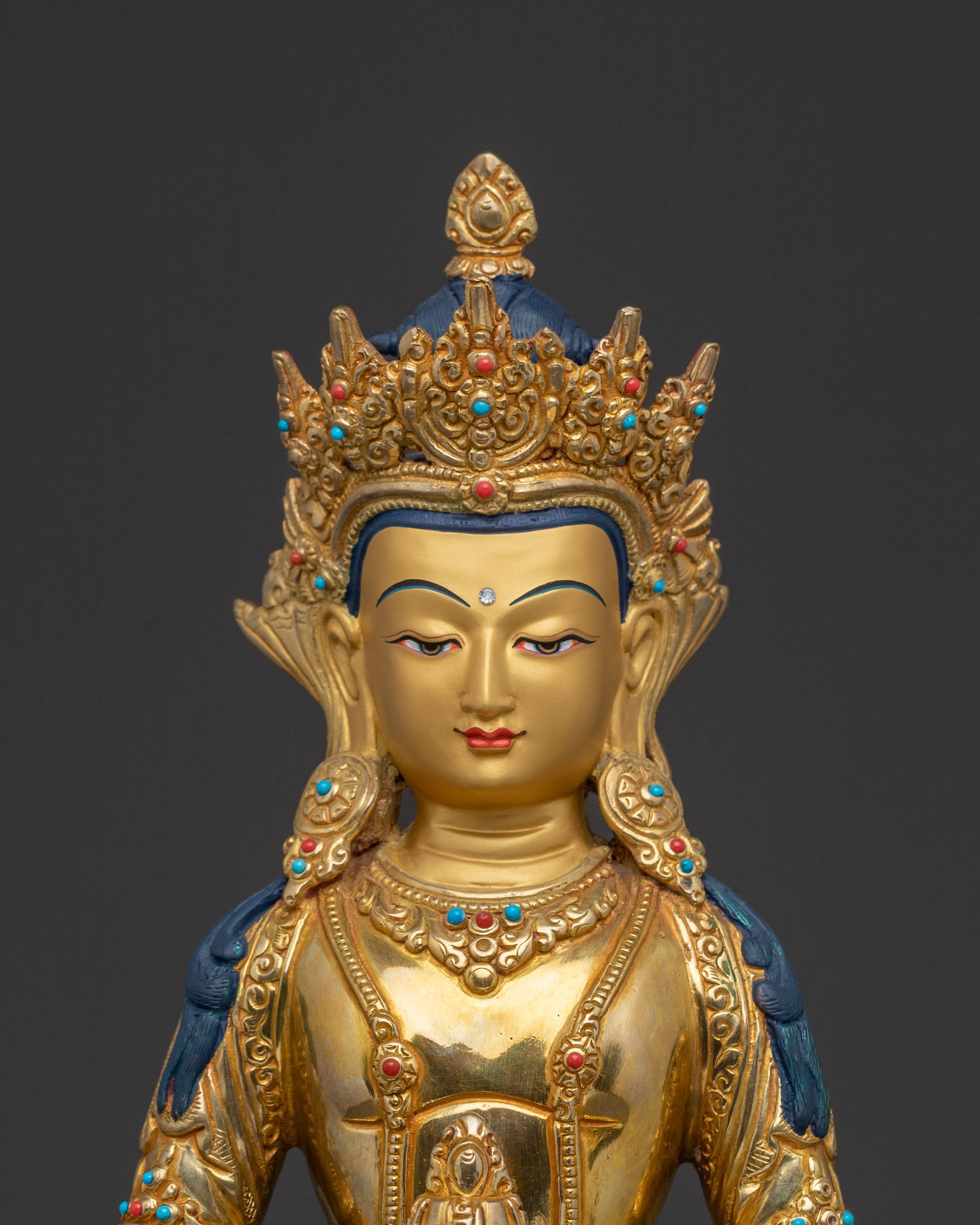 Amitayus Sacred Statue for Rituals | Longevity Buddha