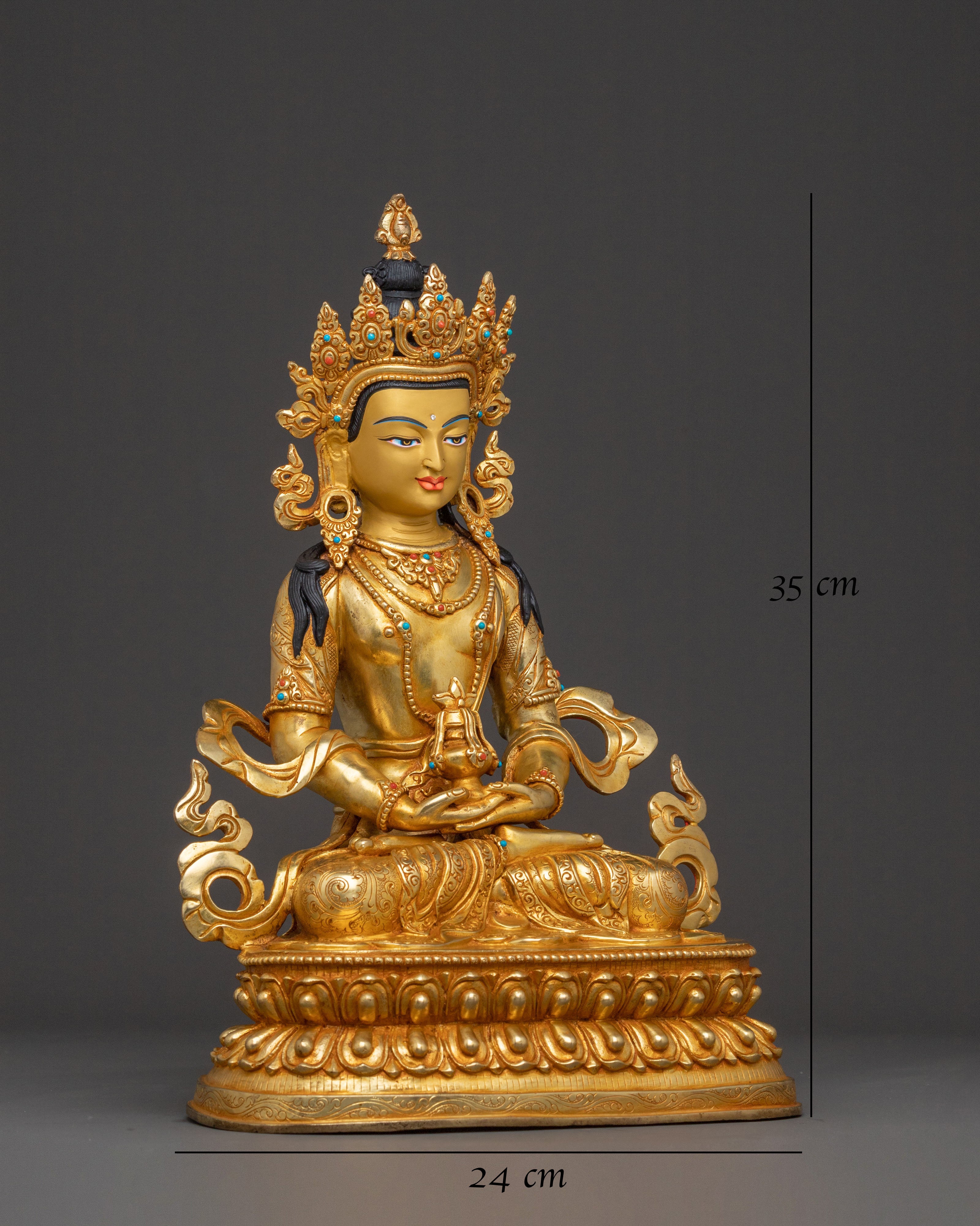 Amitayus Blessing Statue |  Sacred Healing Figurine
