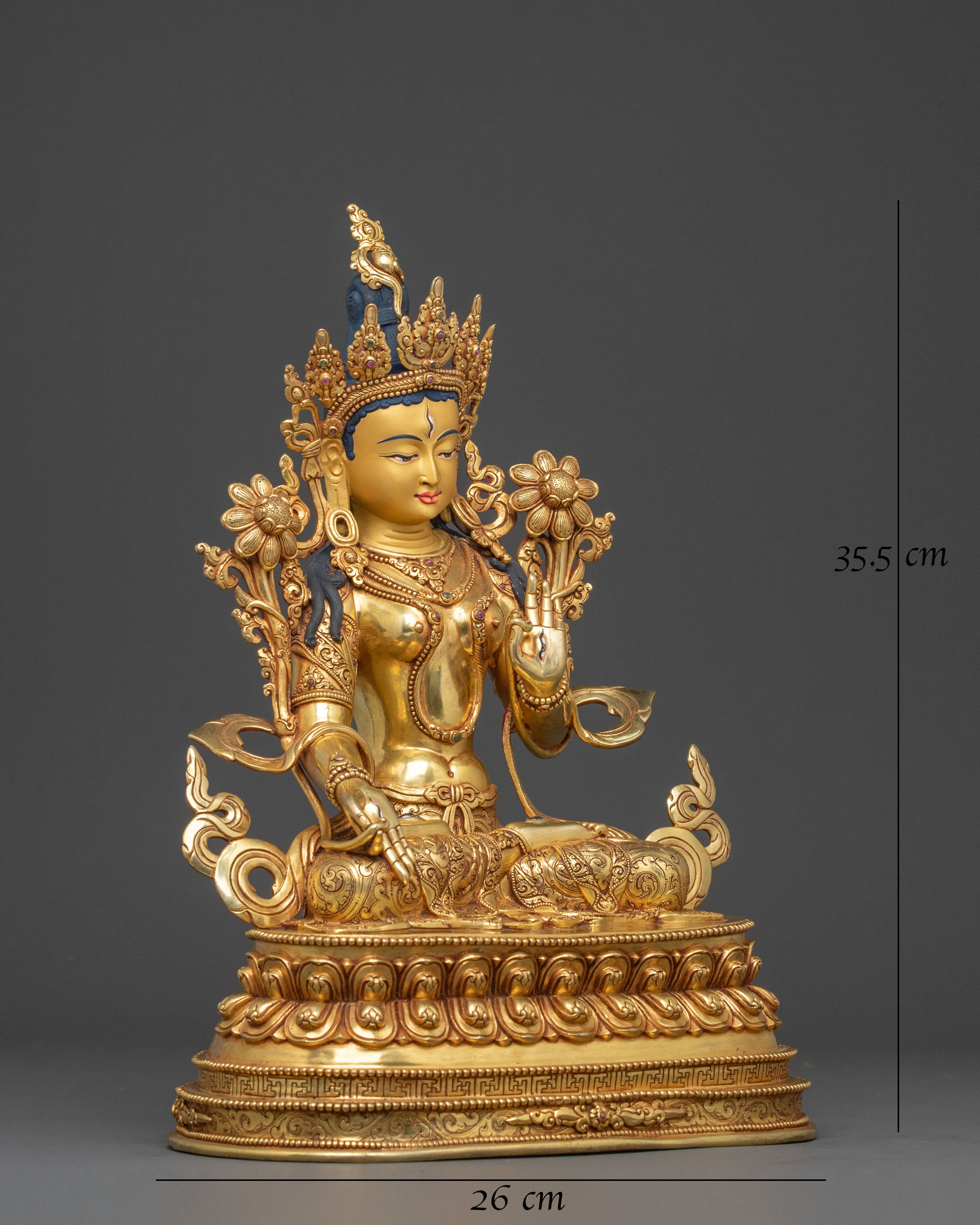 White Tara Statue | Tibetan Deity of Compassion