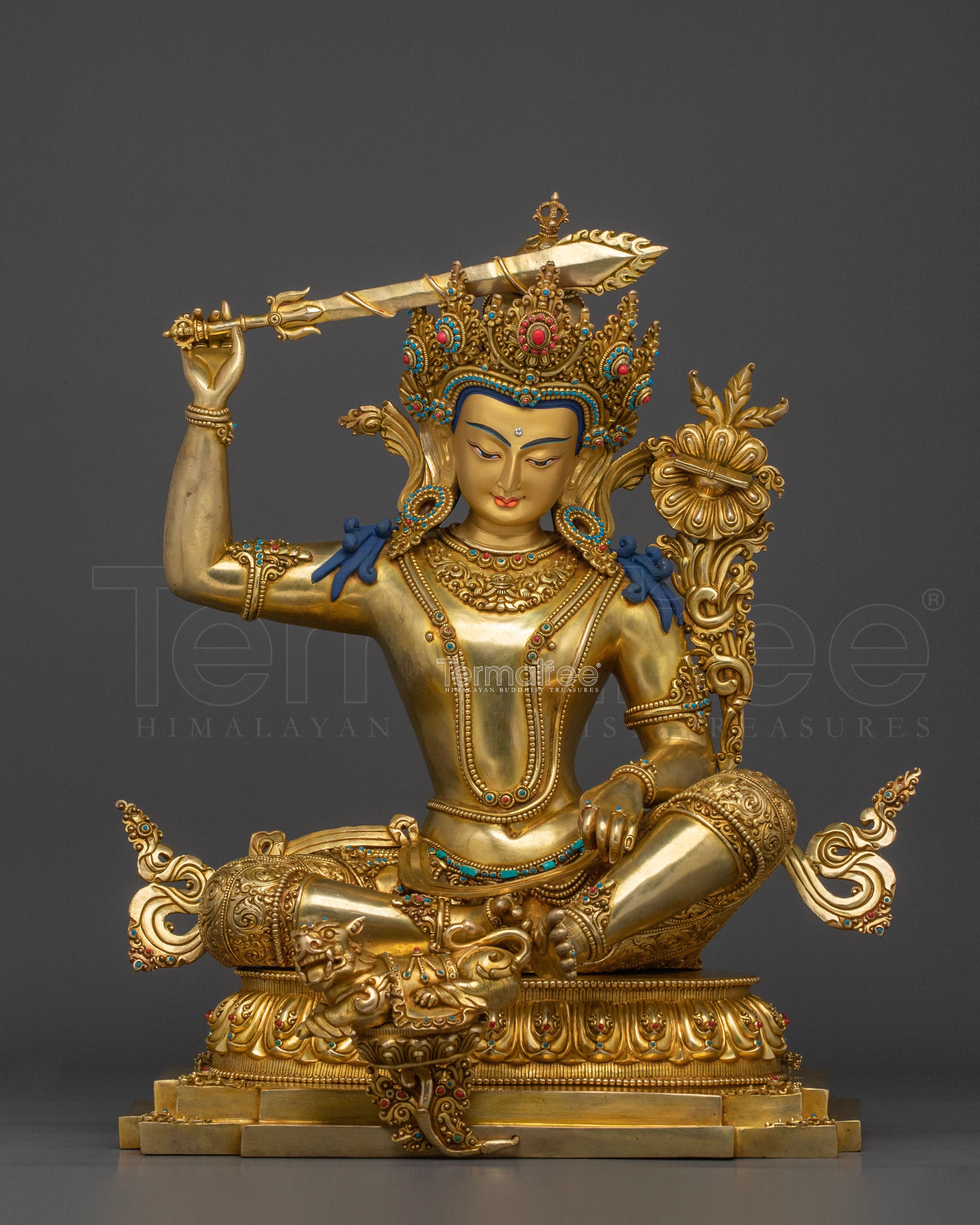 Traditional Manjushri Statue | Bodhisattva of Wisdom