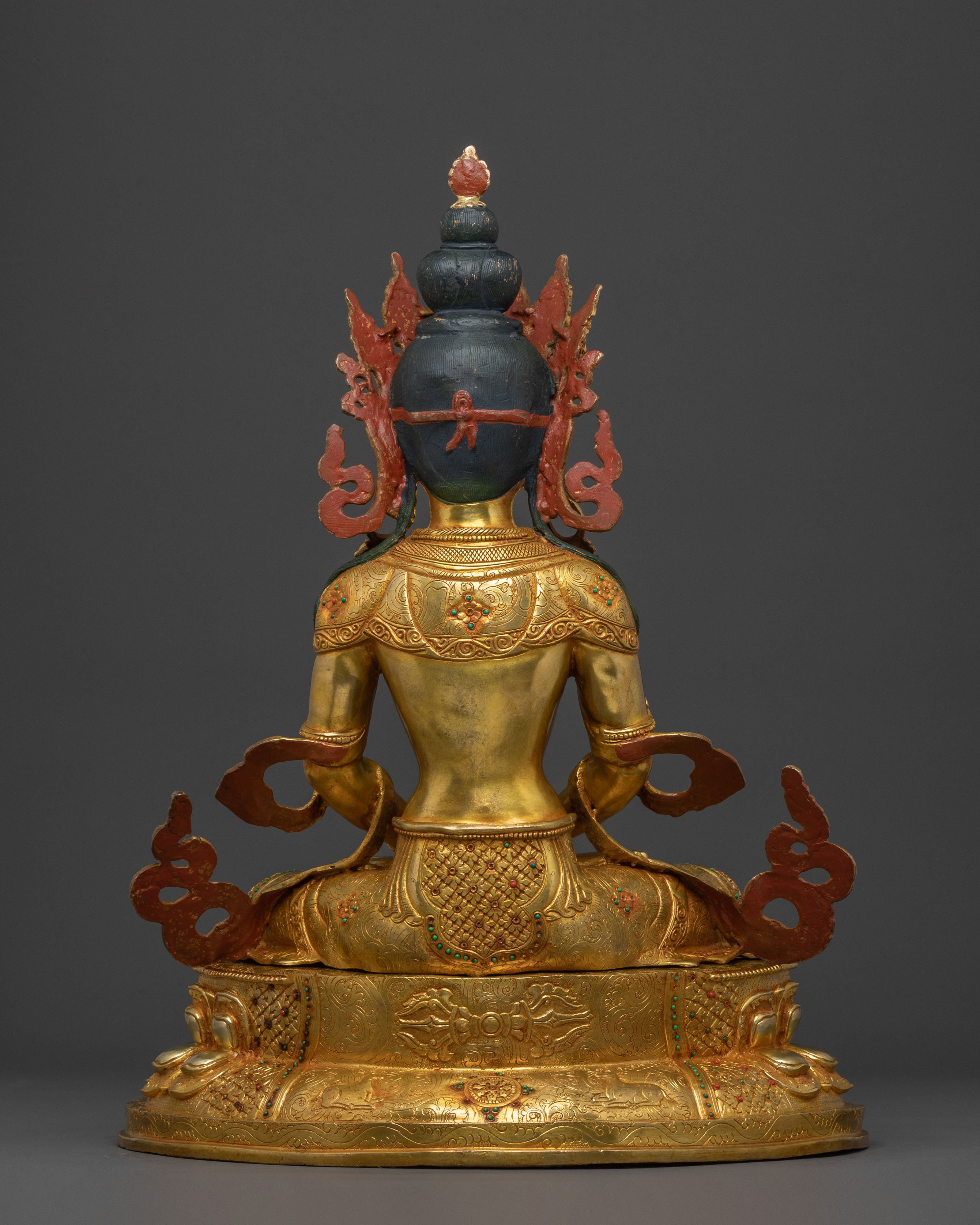 Amitayus Golden Statue | Buddhist Longevity