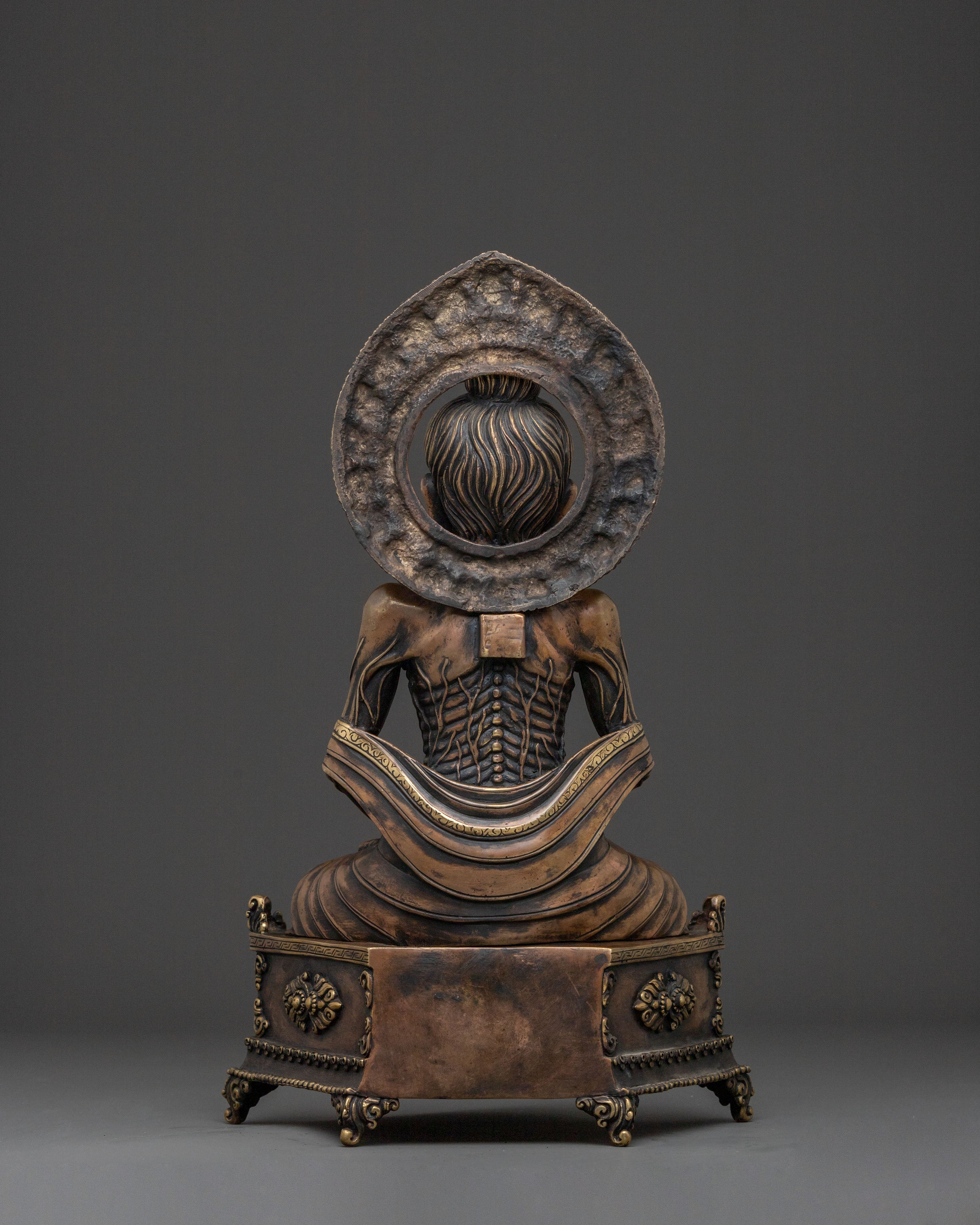Fasting Buddha Spiritual Statue | Meditational Figure
