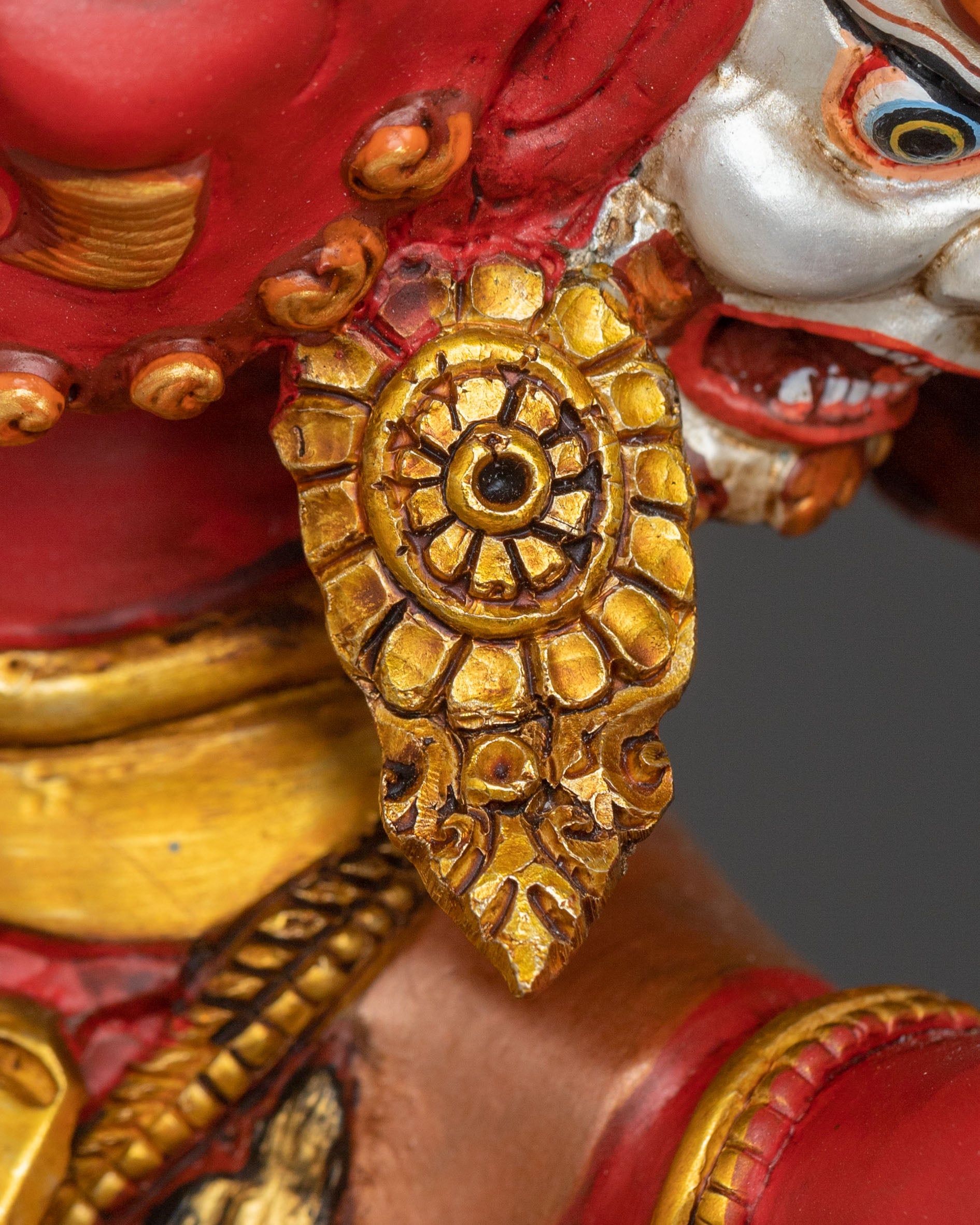 Heyagriva Divine Figurine | 24K Gold Gilded Protector