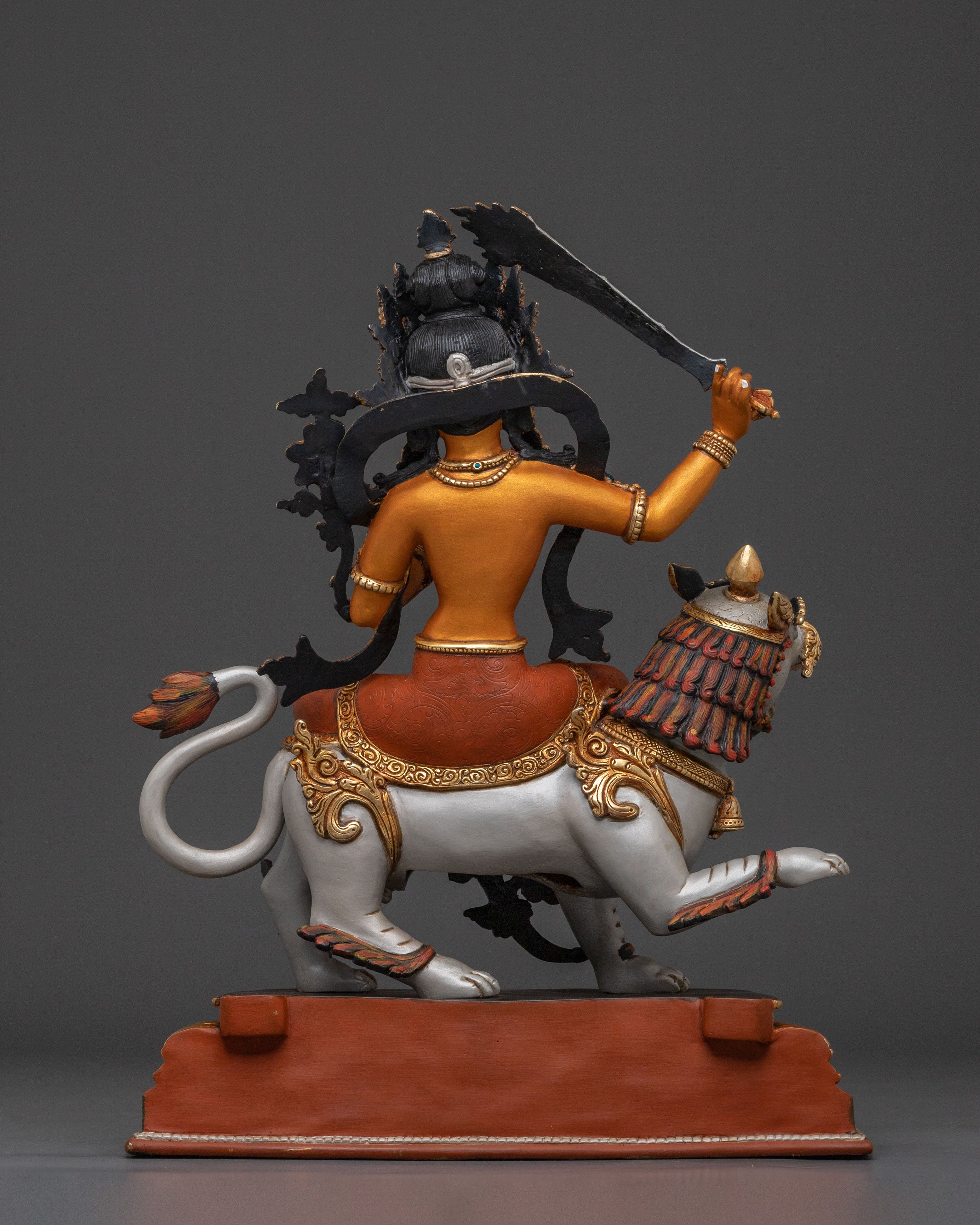 Simhanada Manjushri Statue | Tibetan Buddhist Bodhisattva