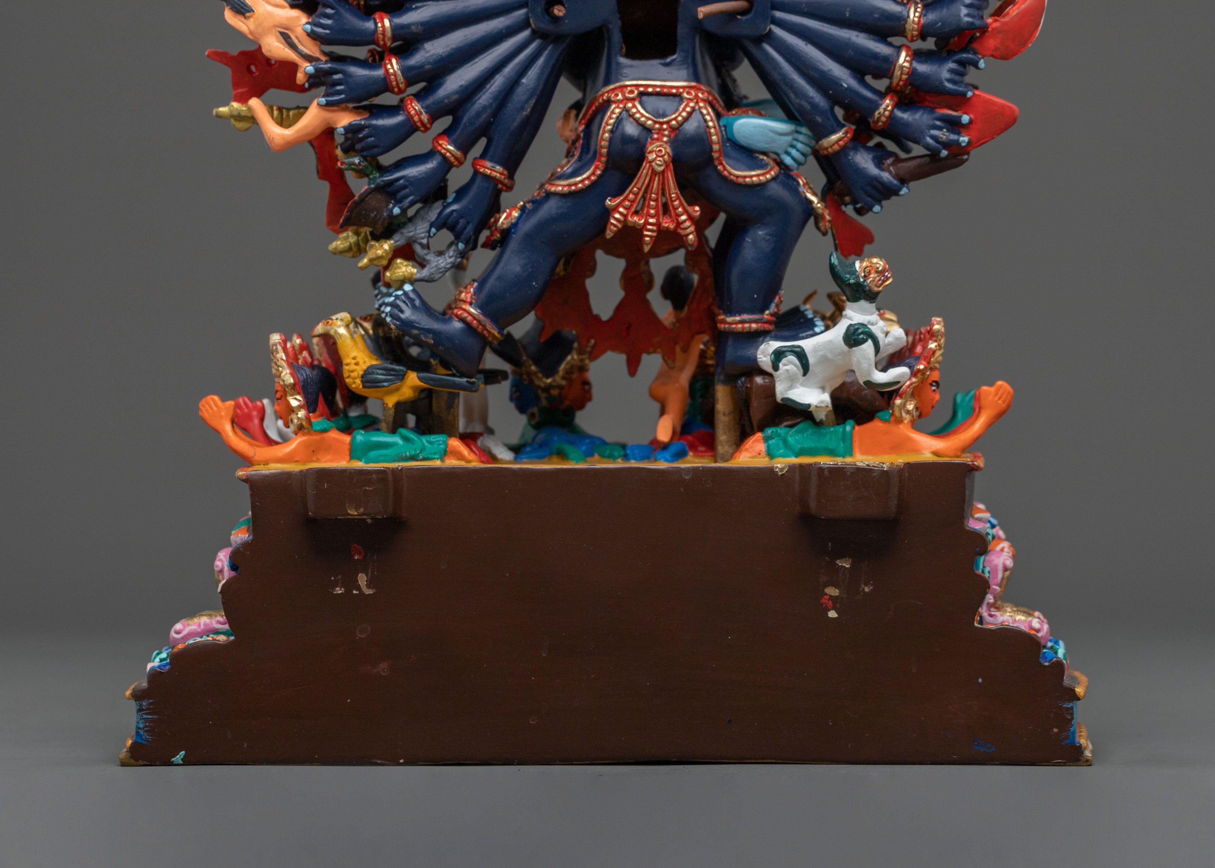 Yamantaka Wrathful Sculpture | Wrathful Guardian of Dharma