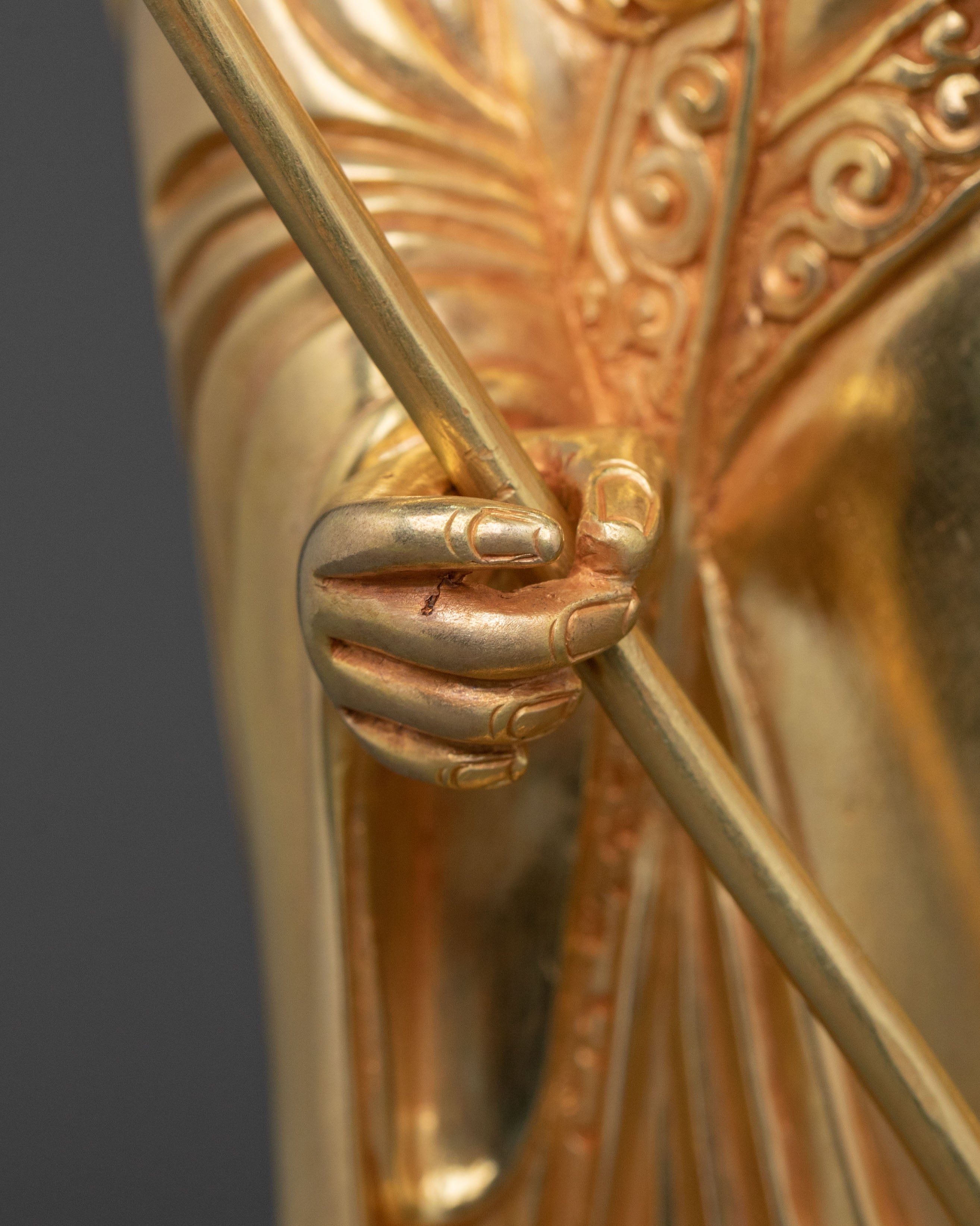 Standing Kshitigarbha Sacred Statue | Home Decor