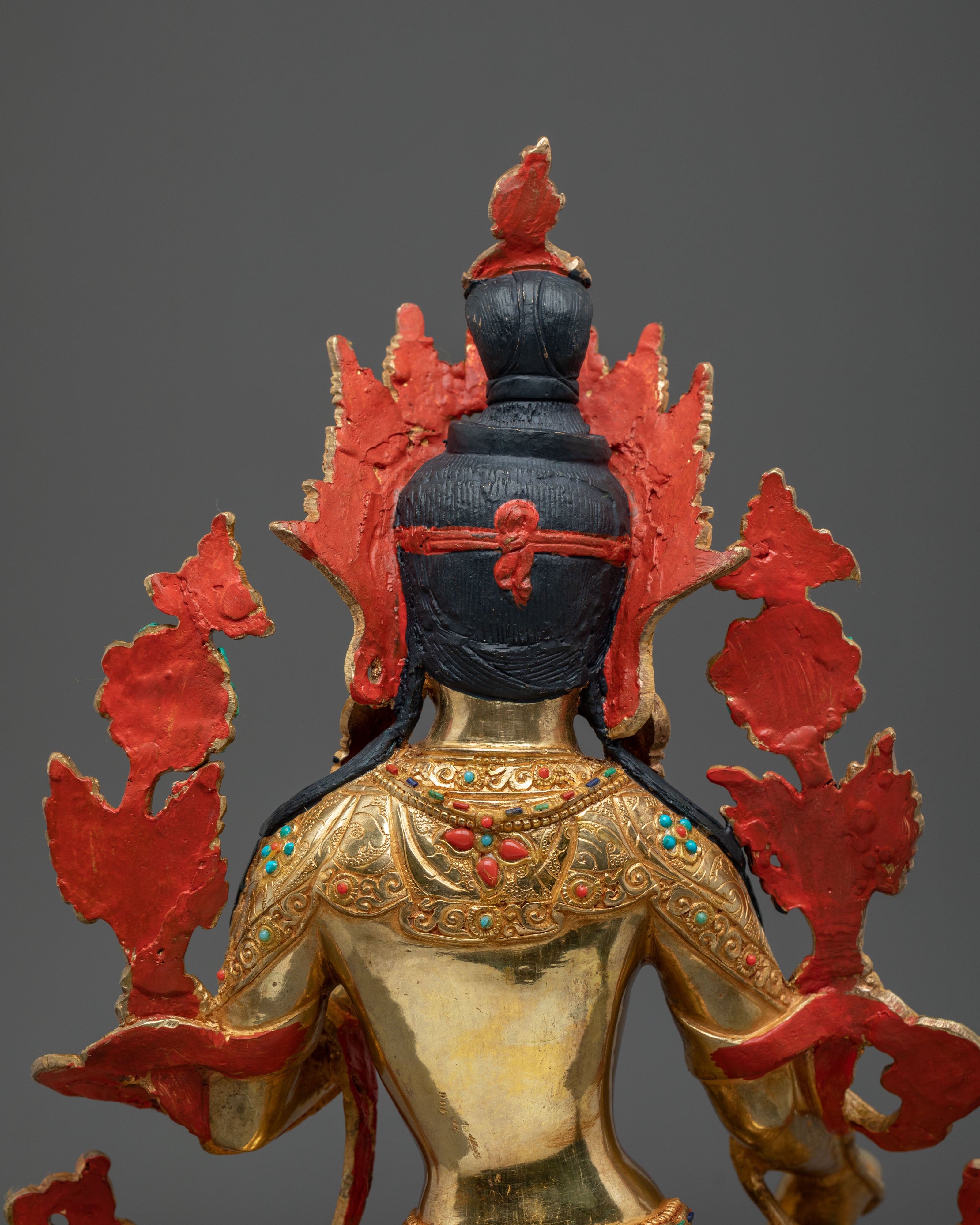 White Tara Buddhist Deity Statue: Goddess of Compassion and Longevity