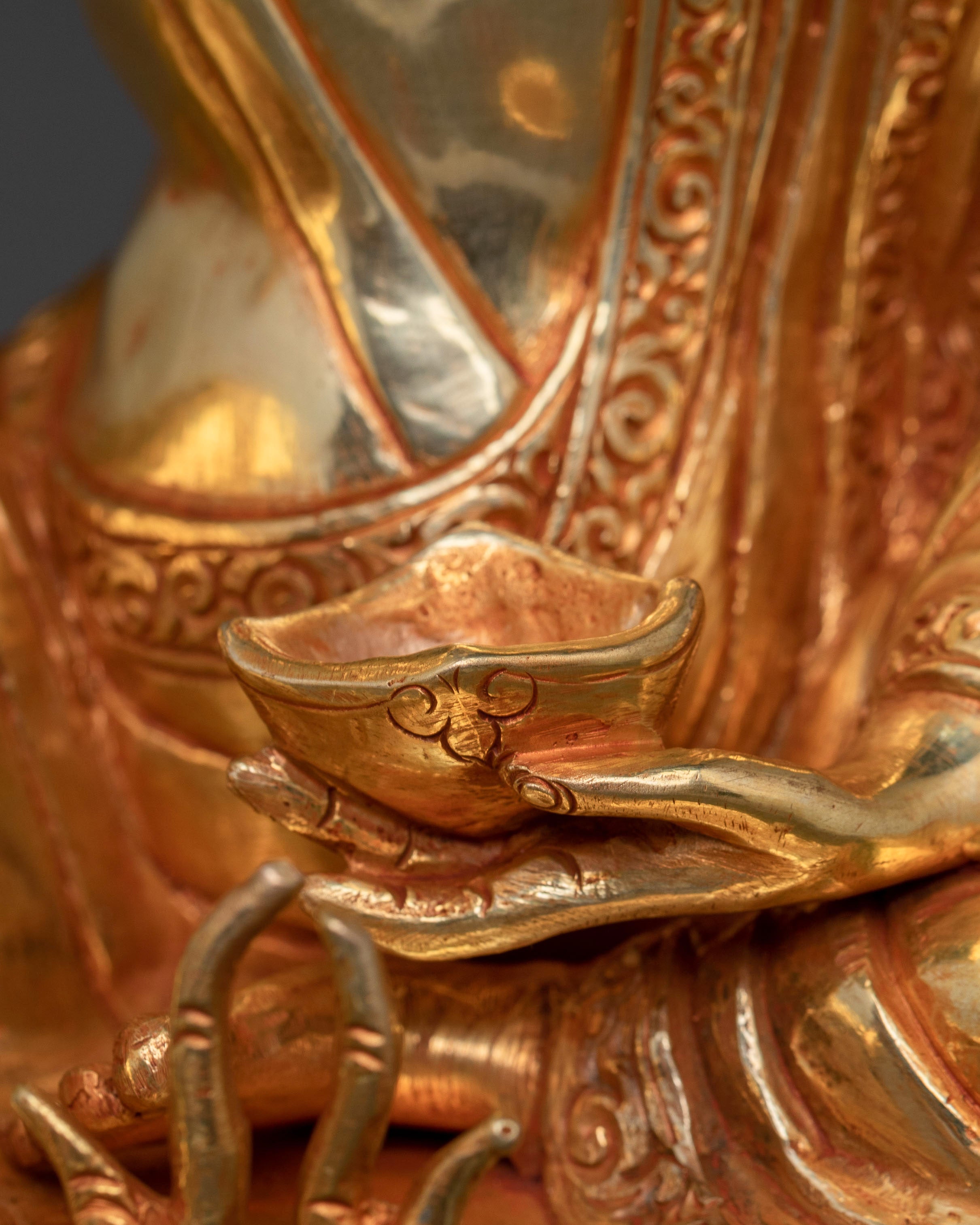 Handcrafted Kagyu Master Statue Set | Divine Figures