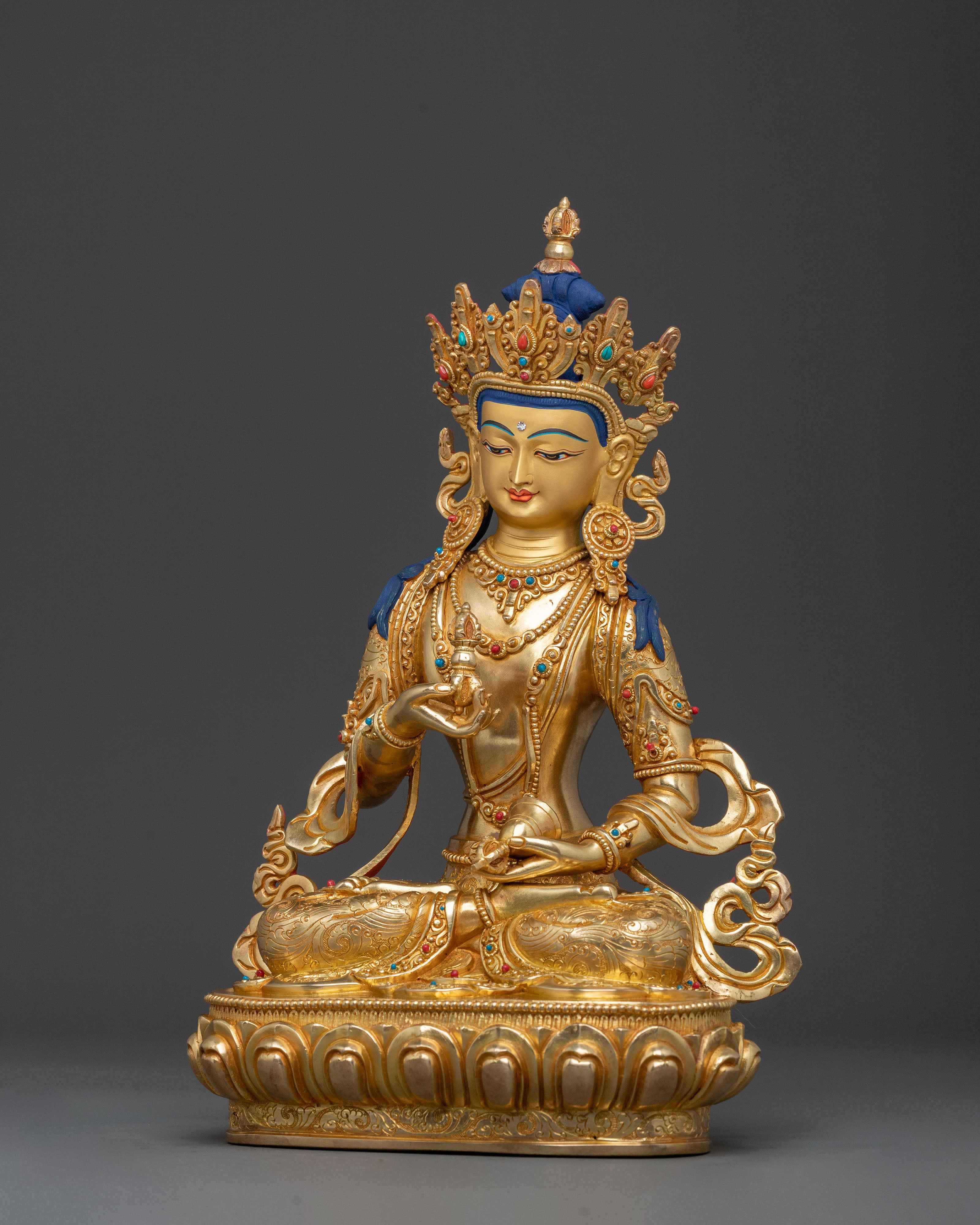Vajrasattva Meditation Decor Statue | Buddhist Purification Deity