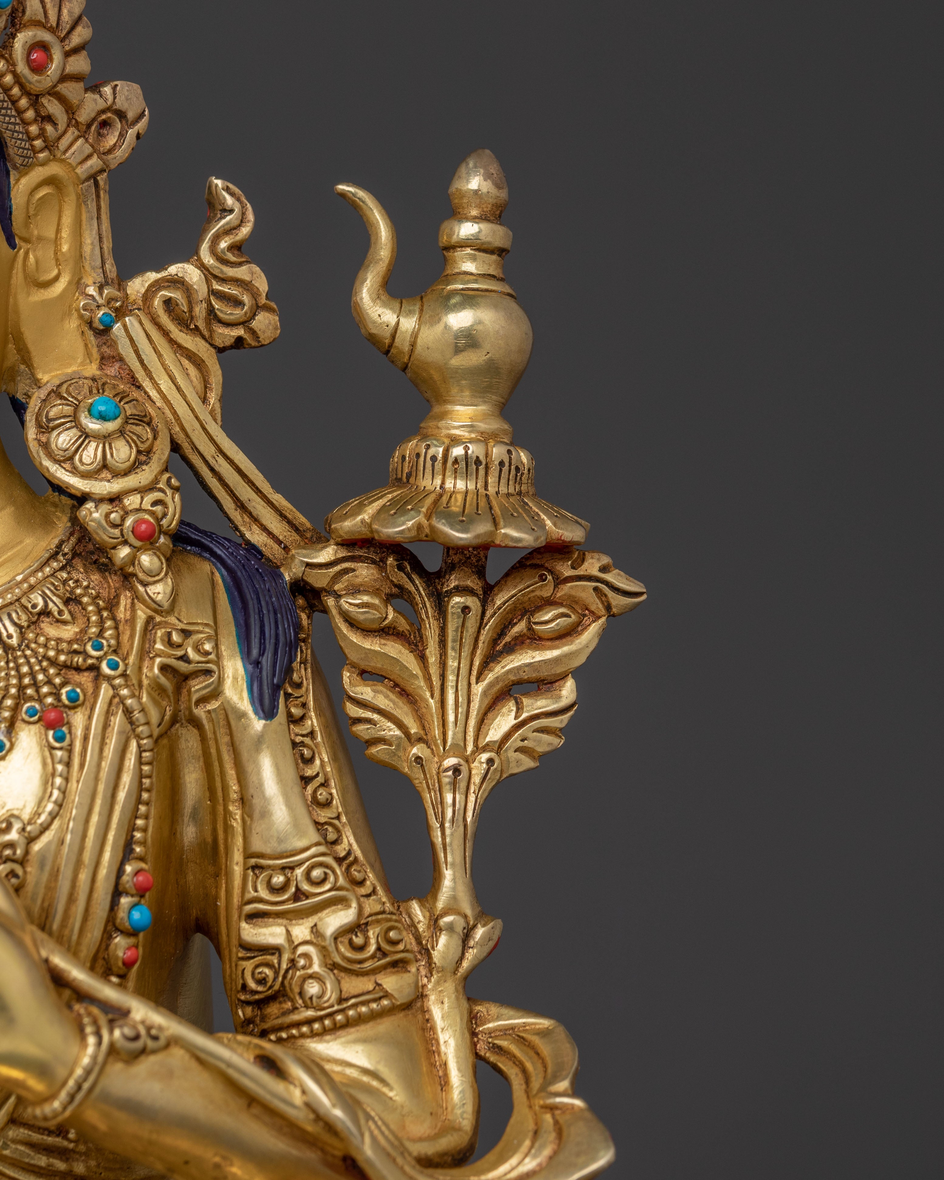 Maitreya Buddha Statue – 24K Gold Gilded | The Hope of Future