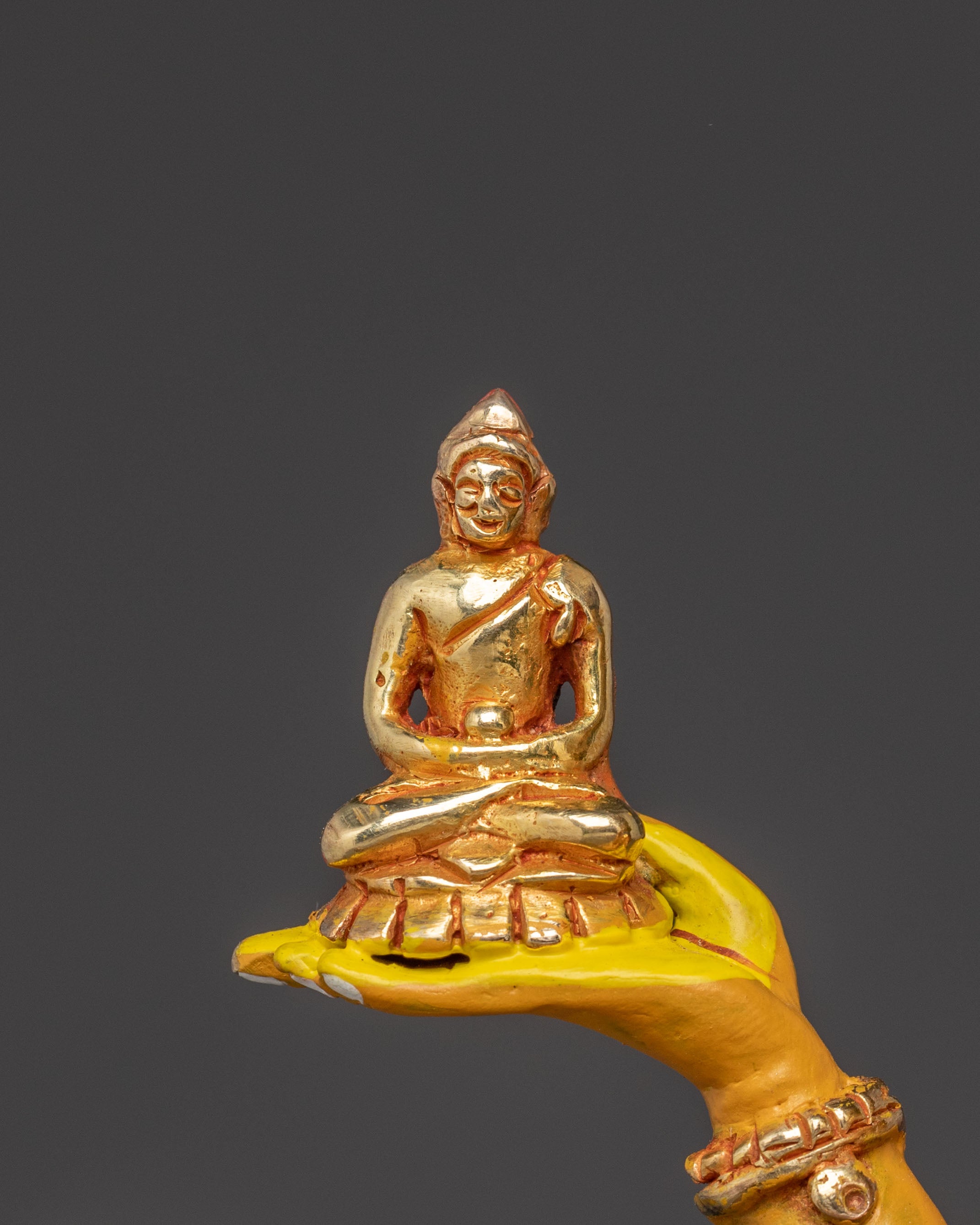 Handcrafted Namgyalma Statue on Throne: Divine Elegance