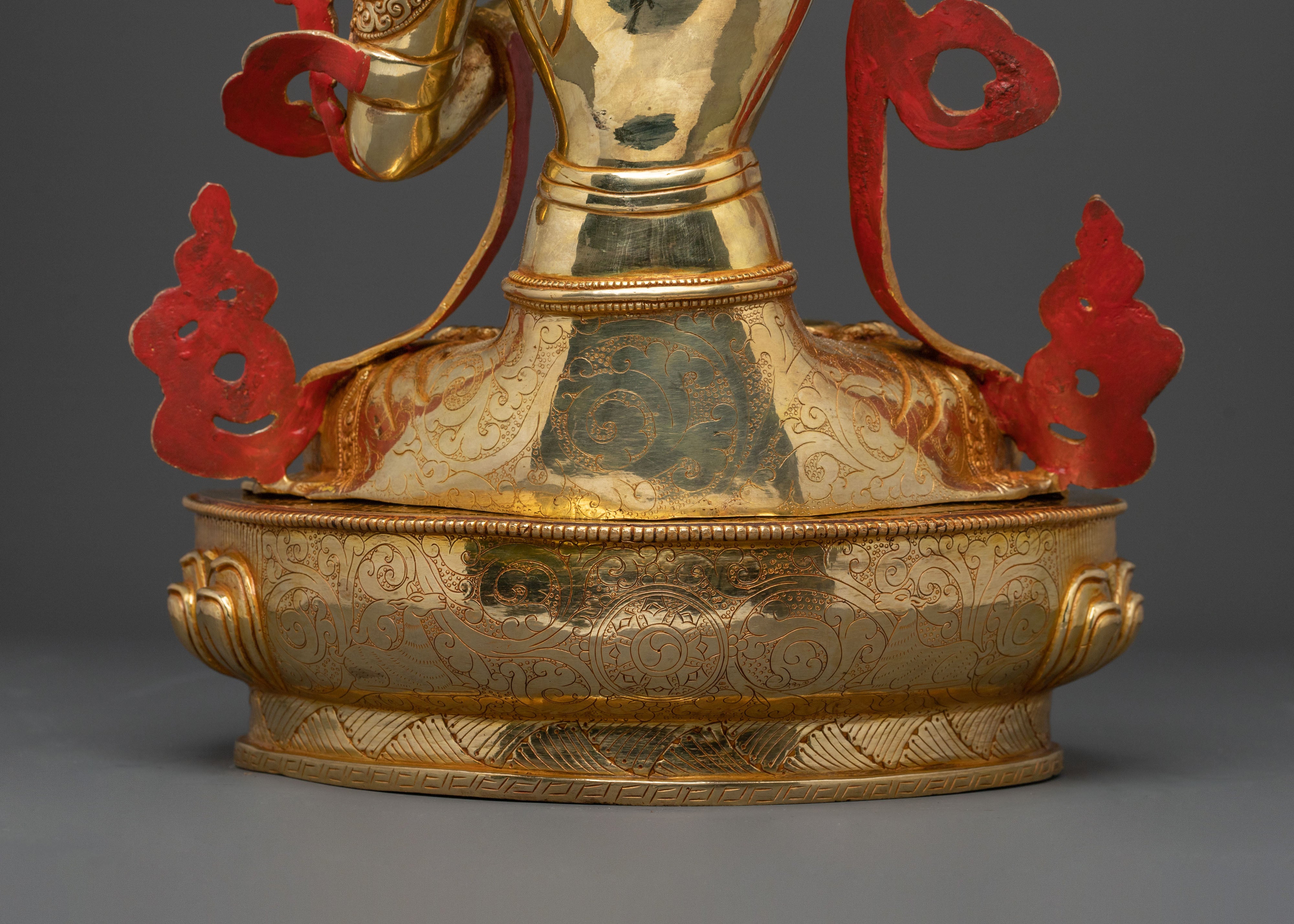 Wisdom Buddha Manjushri Statue | Enlightened Wisdom Altar Decor