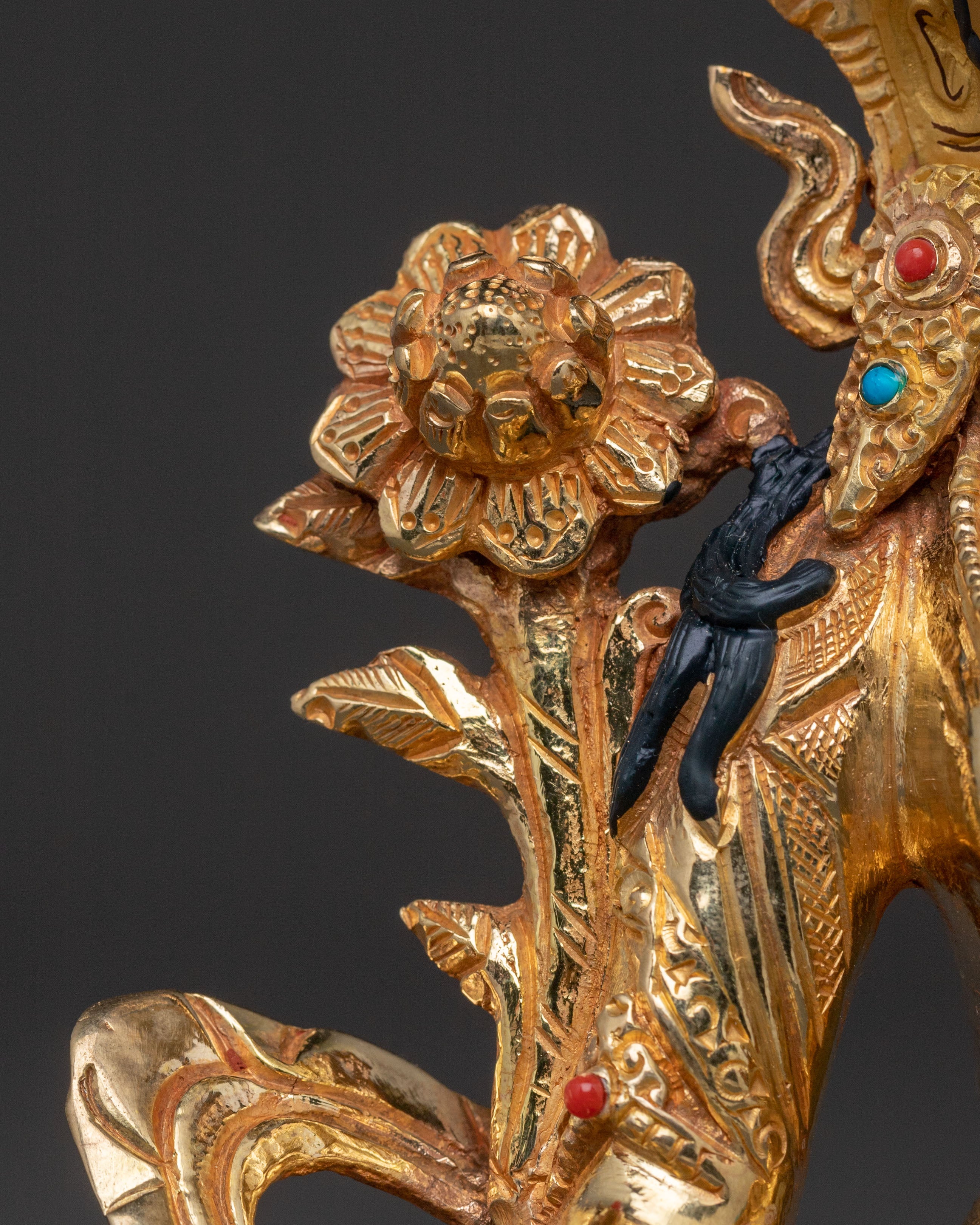 Green Tara Golden Statue – Spiritual Idol