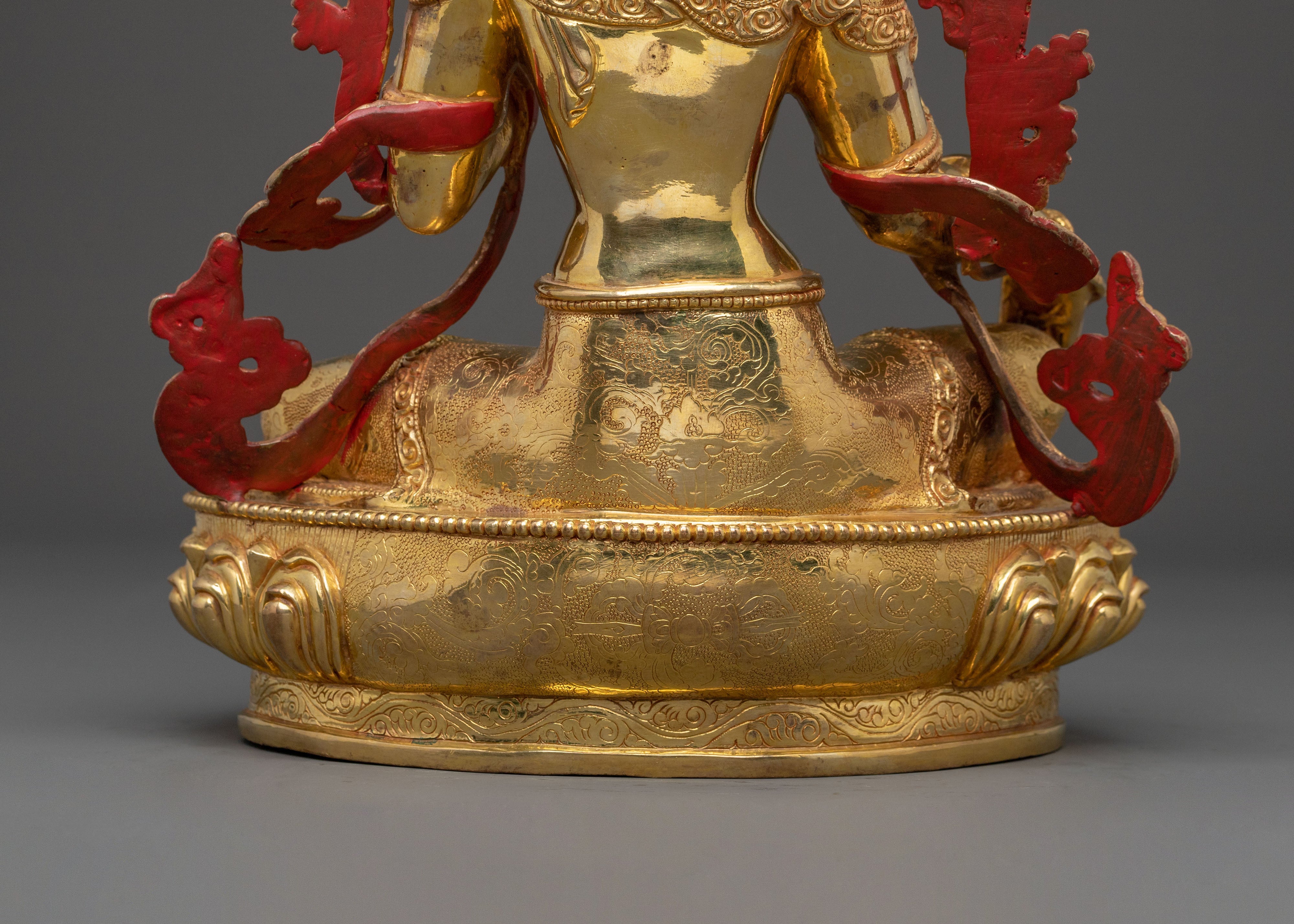 Green Tara Handcrafted Traditional Statue | Buddhist Decor