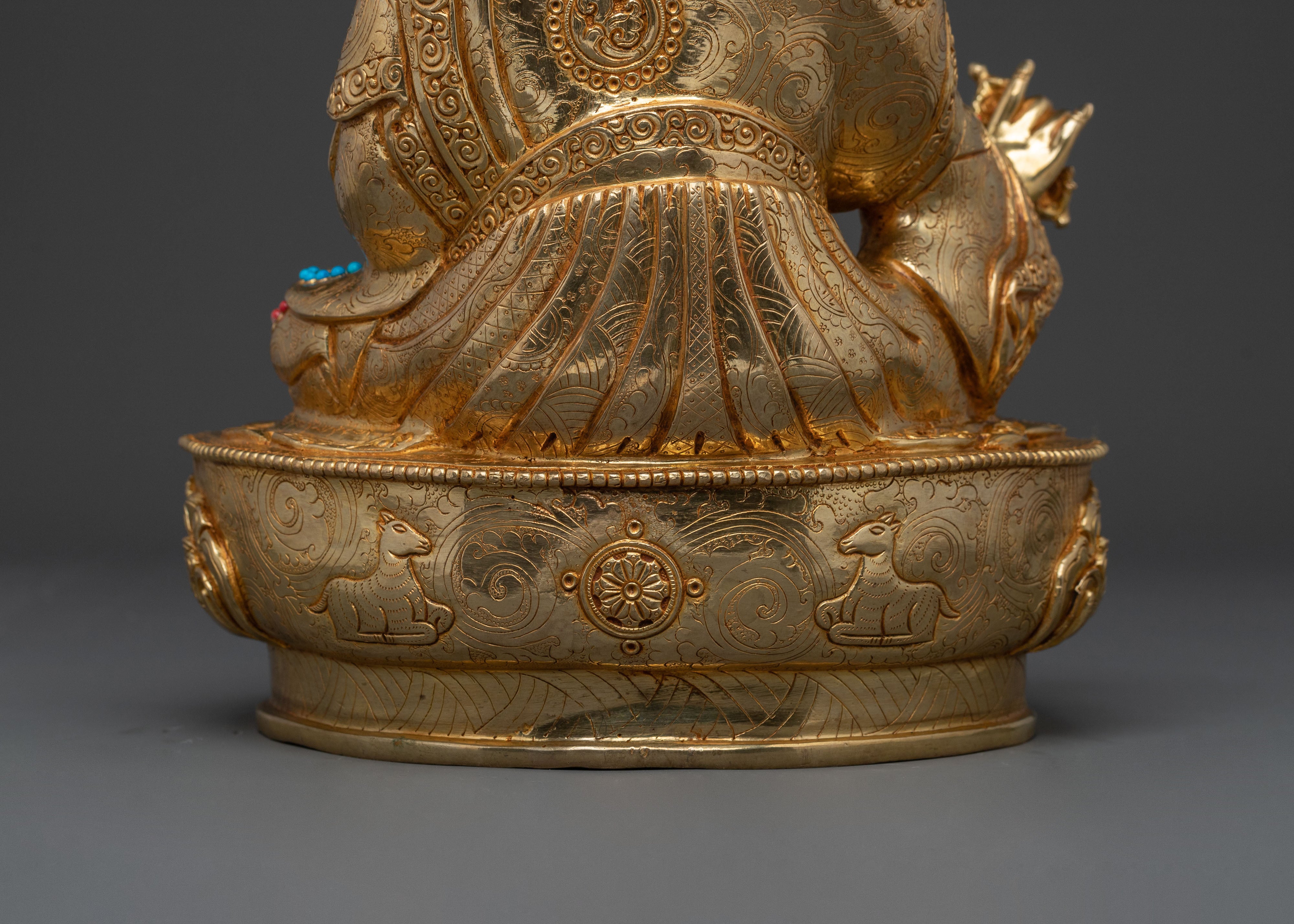 Guru Rinpoche Sacred Figurine | Altar Decor