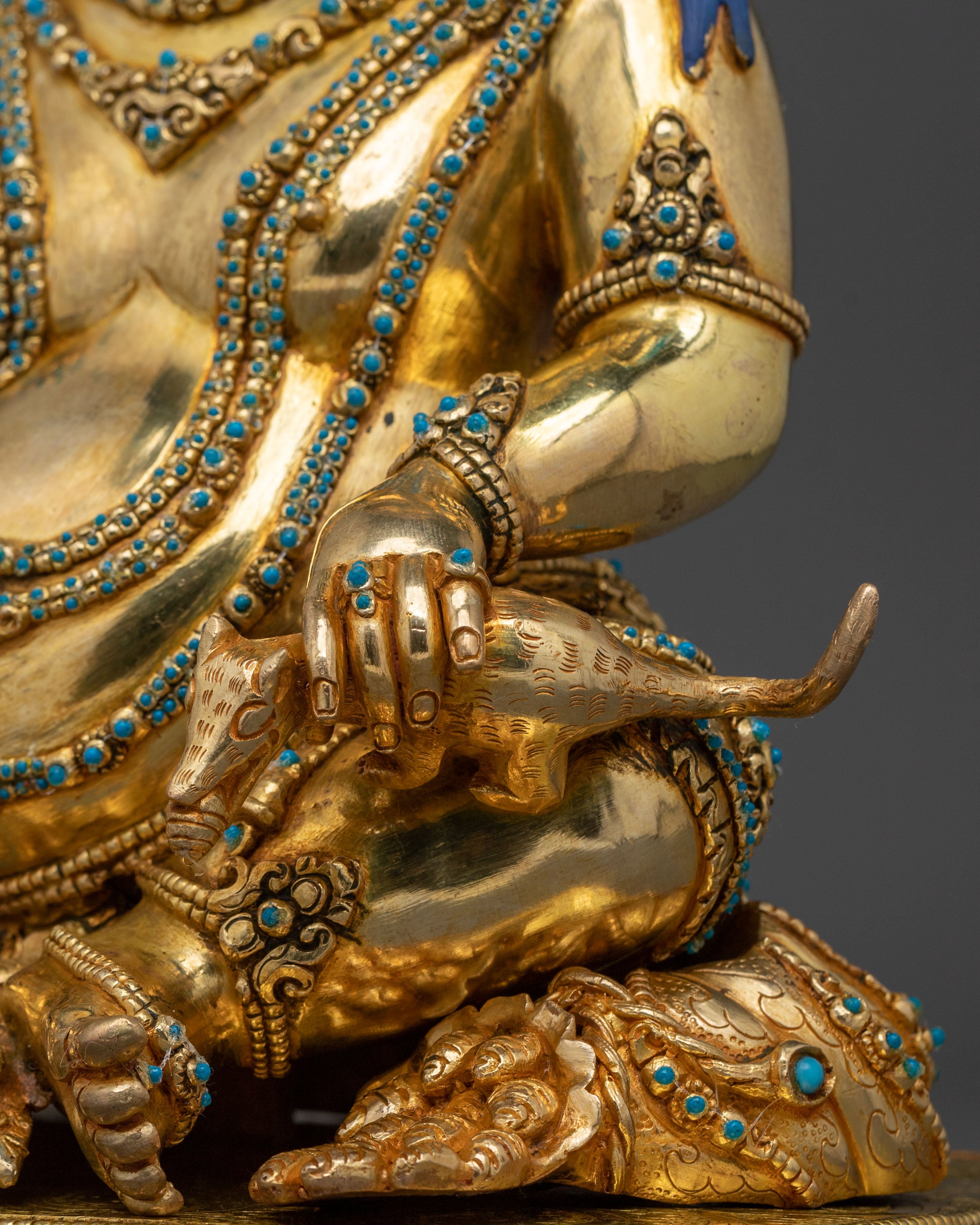 Dzambhala Deity of Abundance Statue | Symbol of Fortune and Generosity