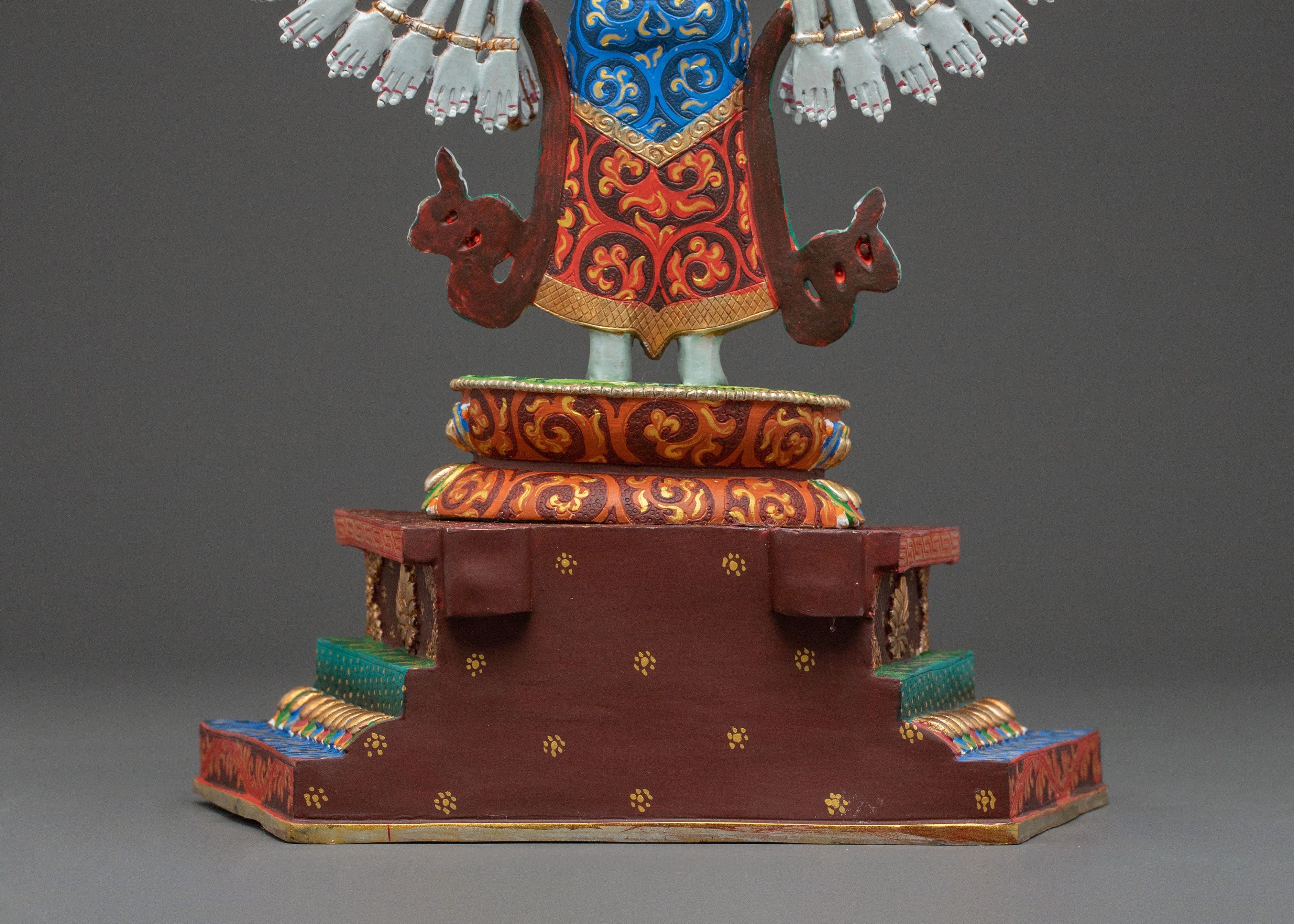 Statue of 1000 Armed Chenrezig | Handcrafted Figure