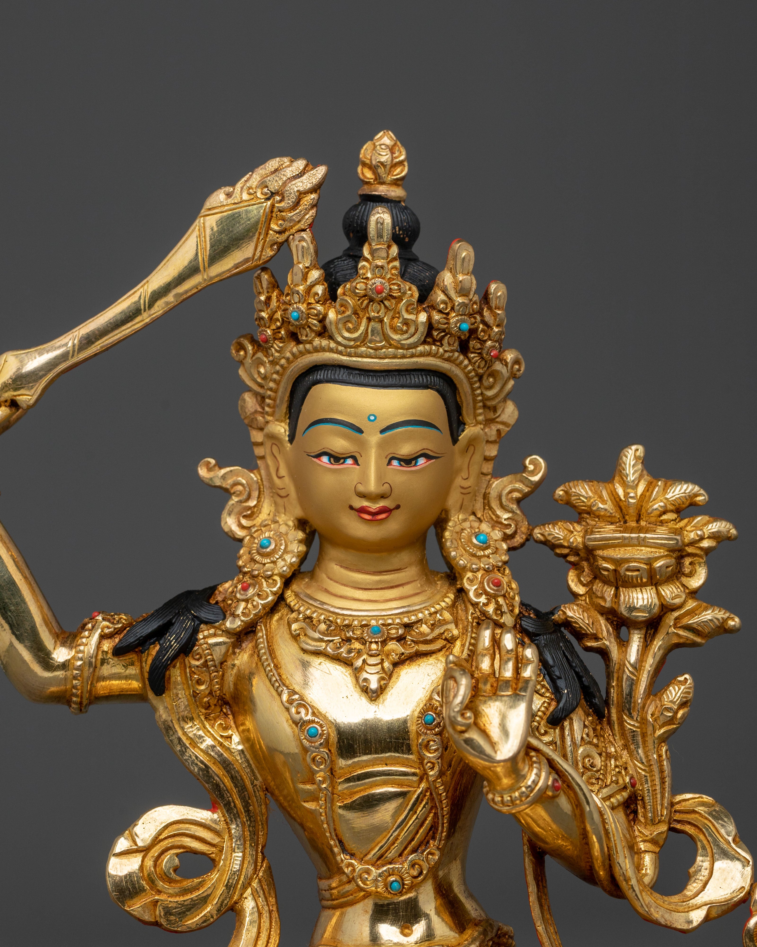 Himalayan Manjushri Statue | Symbol of Wisdom