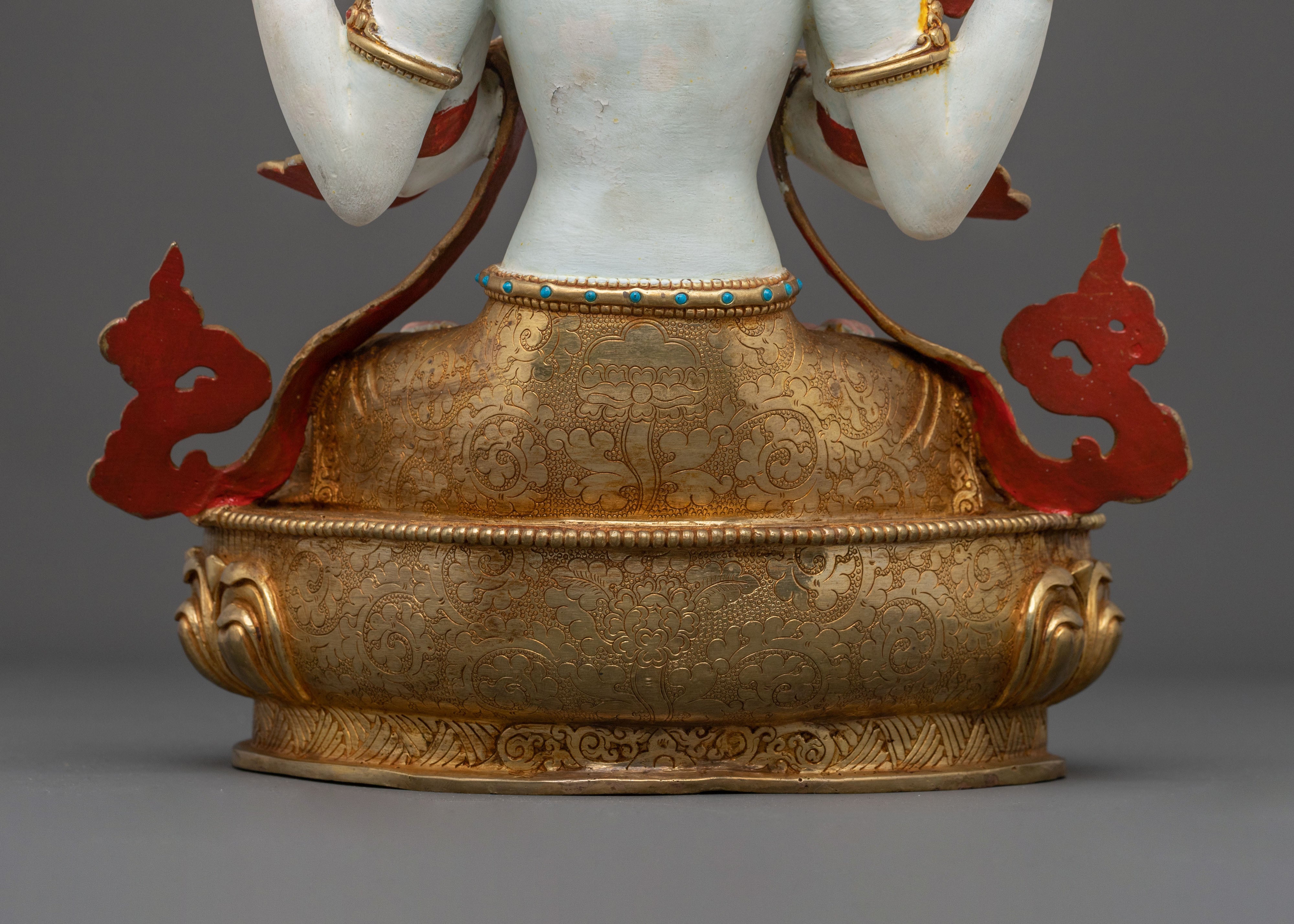 Radiant Chenrezig Spiritual Statue | Home Decor