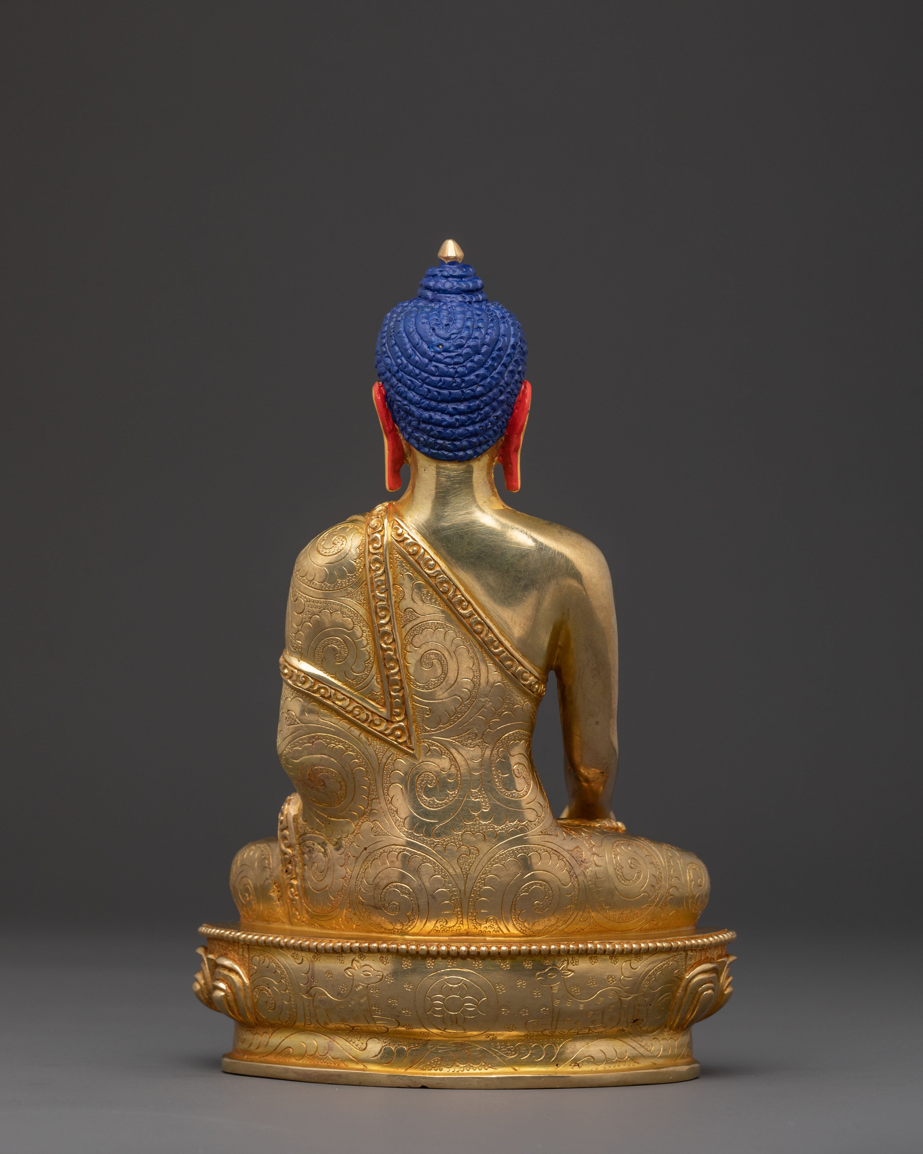 Shakyamuni Buddha Statue Boundless Compassion – 24K Gold Gilded