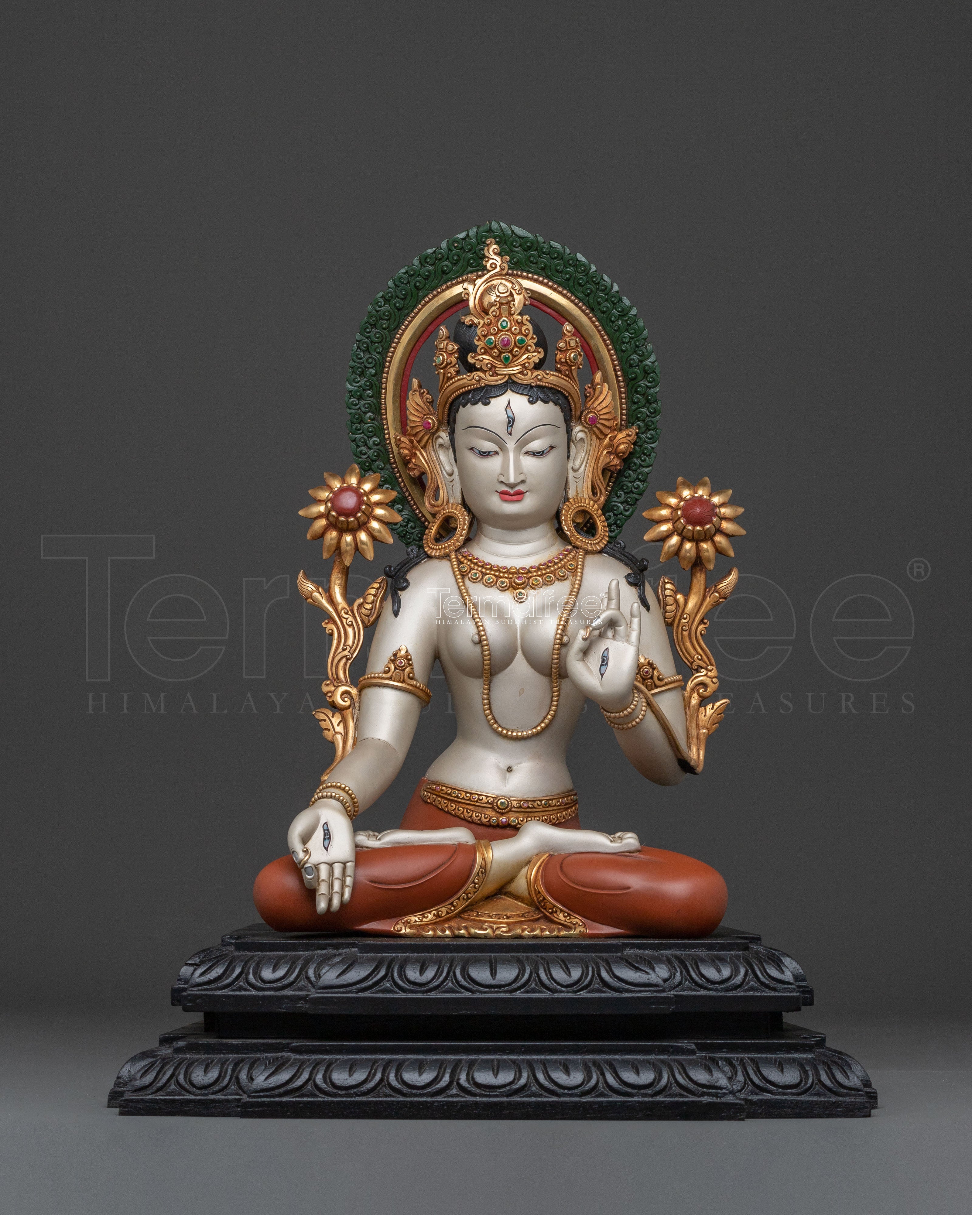 White Tara Statue 