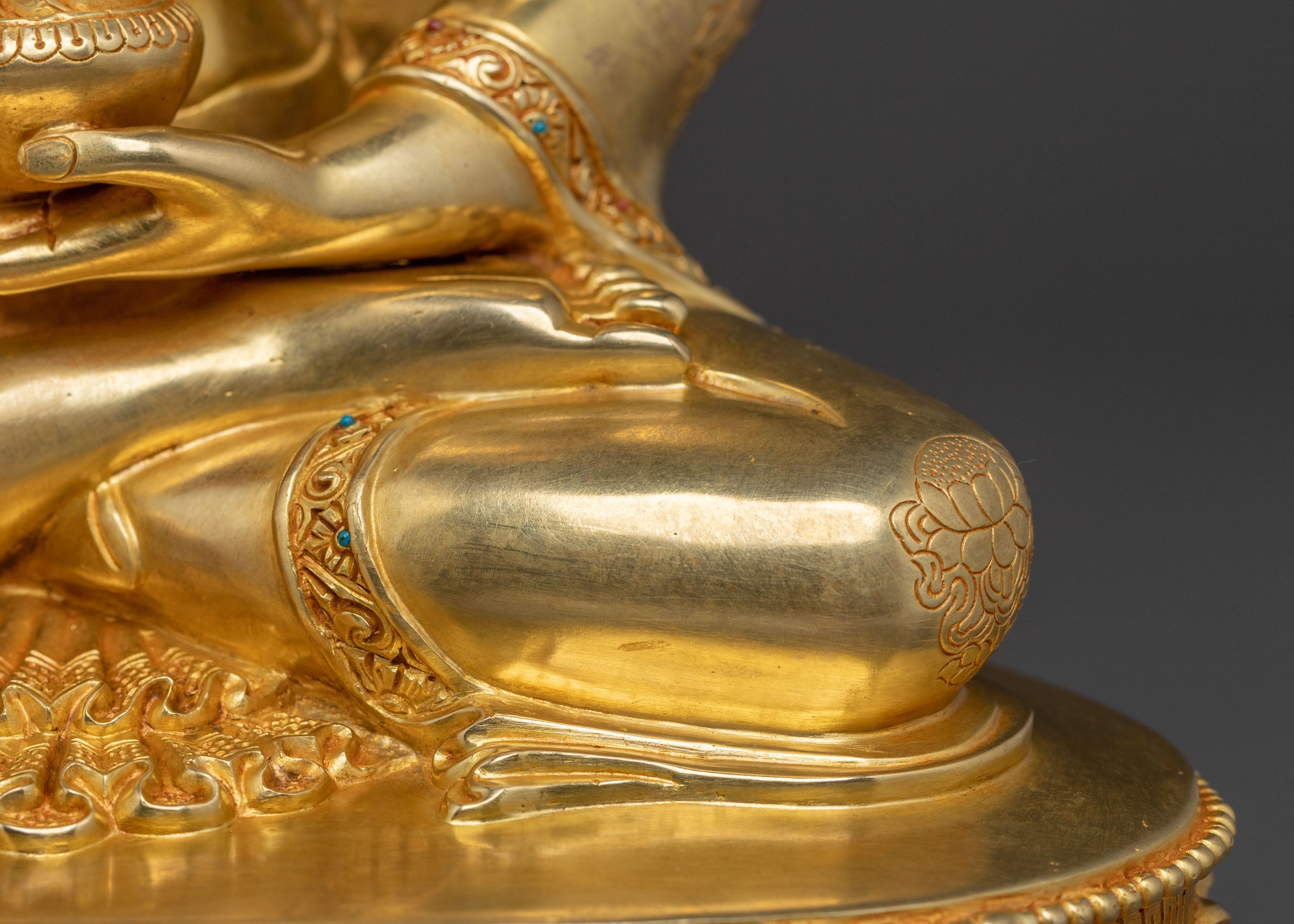 Shakyamuni Buddha Golden Statue | Sacred Decor