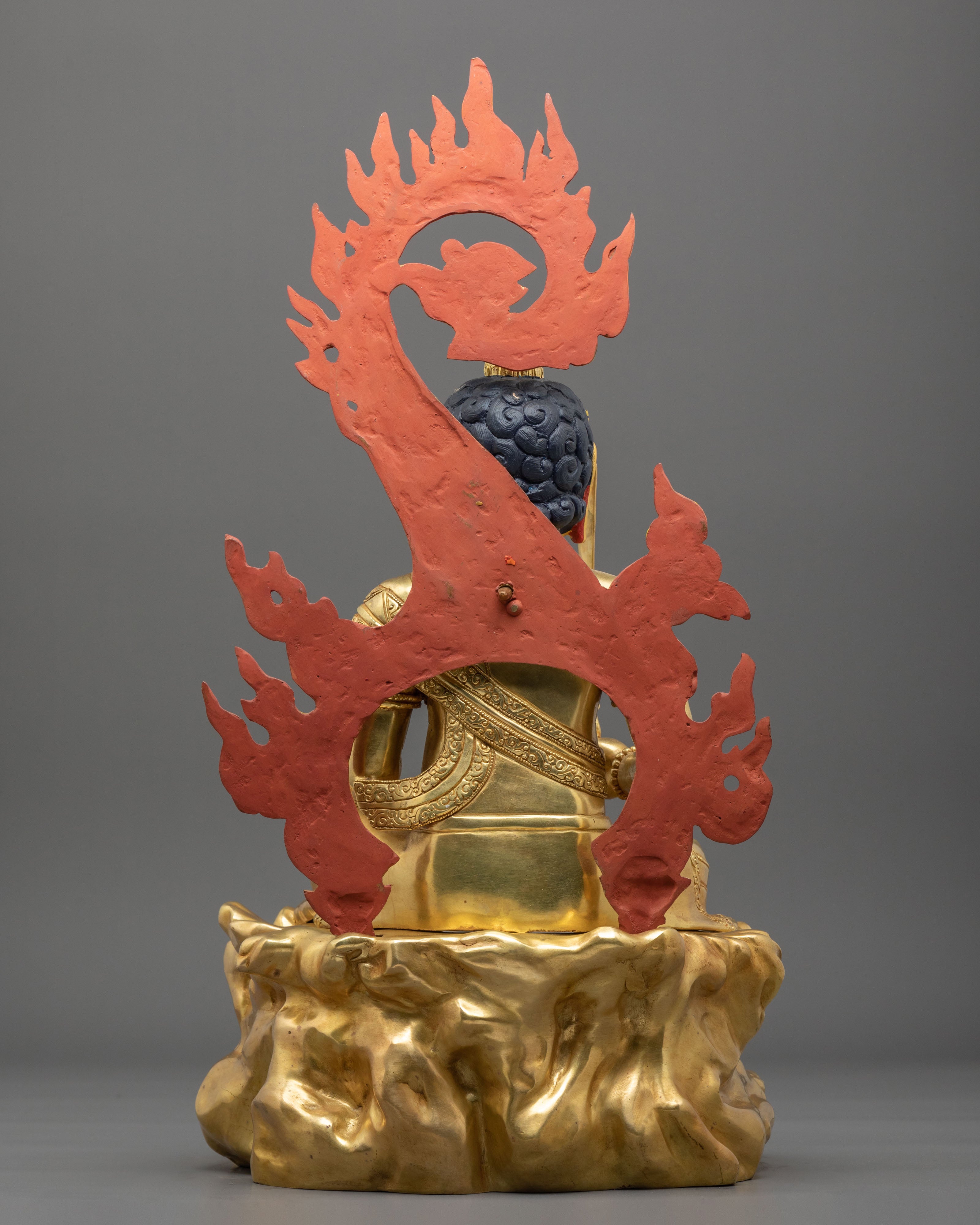 Yamraj Spiritual Statue | Handcrafted Copper Figurine for Altar