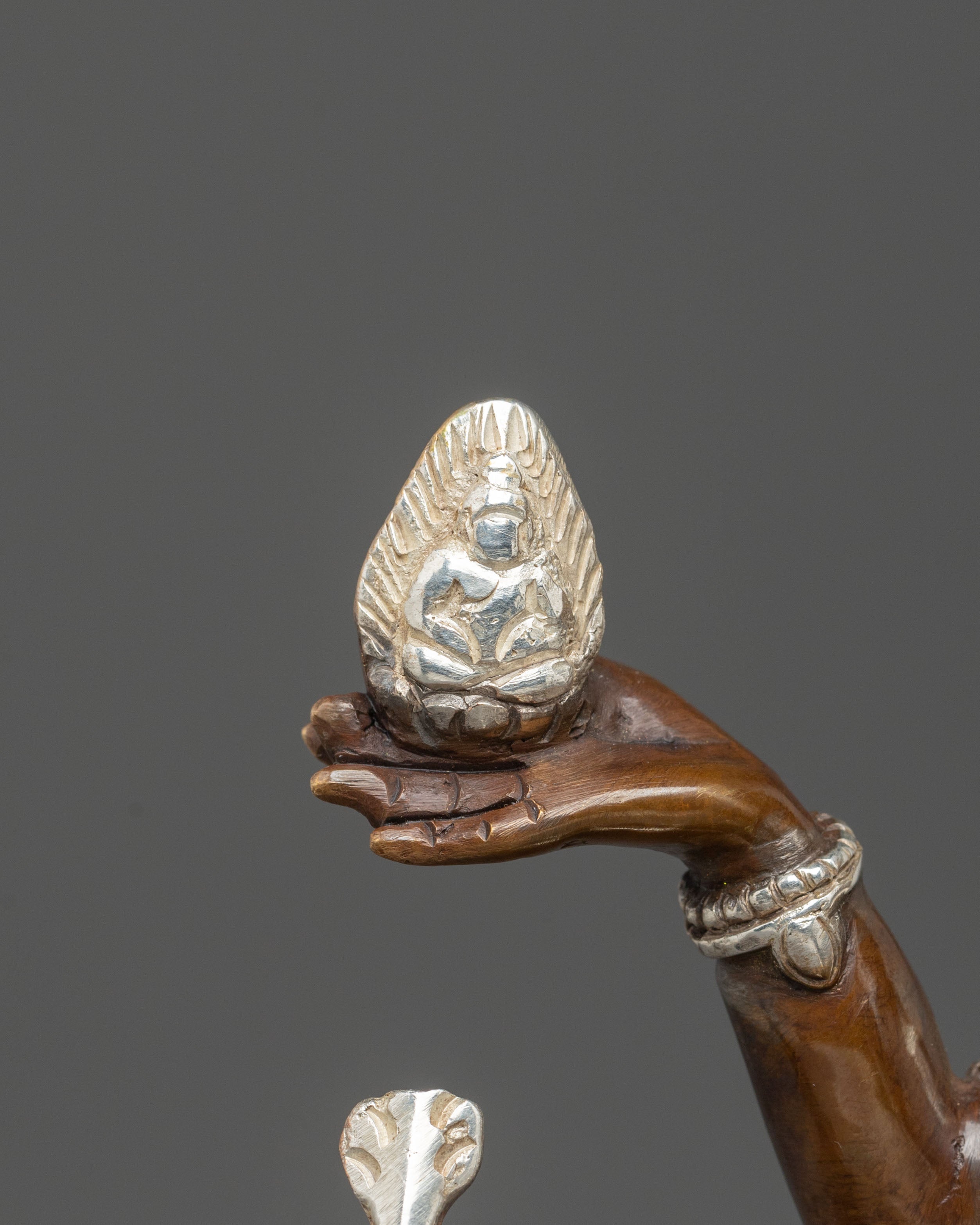 Namgyalma Longevity Blessing Sculpture with Silver Plating