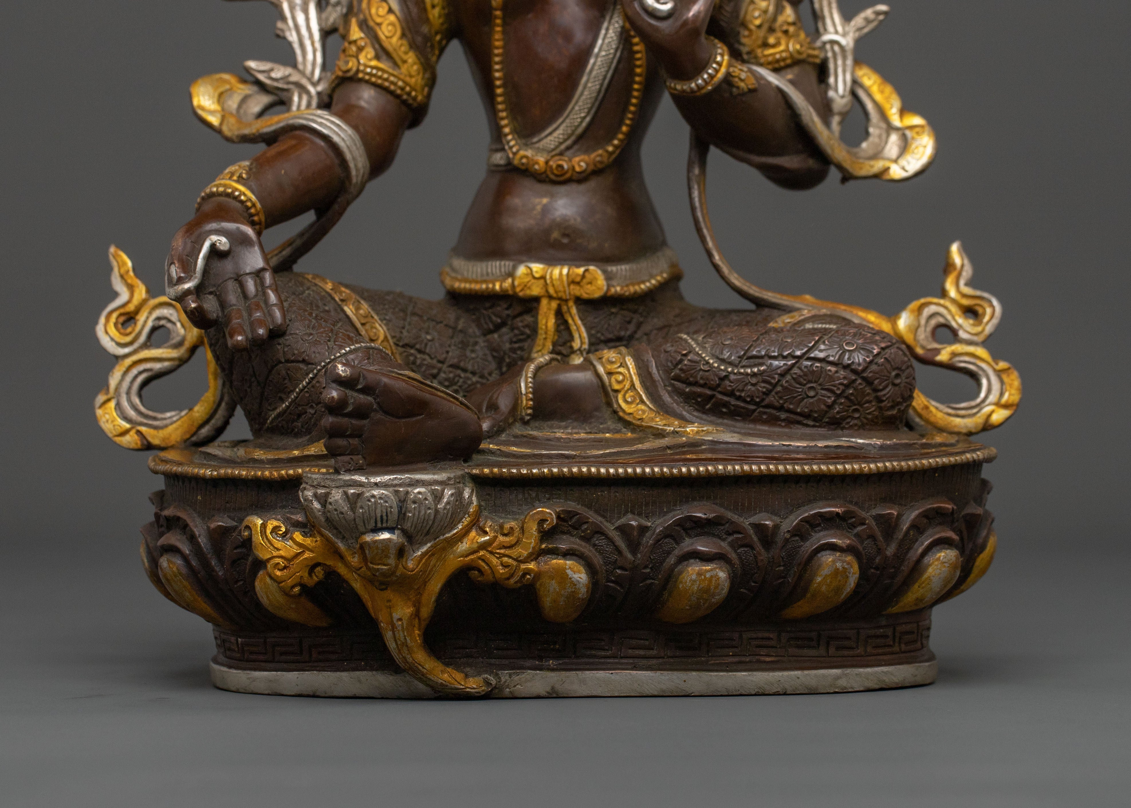 Himalayan Green Tara Statue | Tibetan Protector