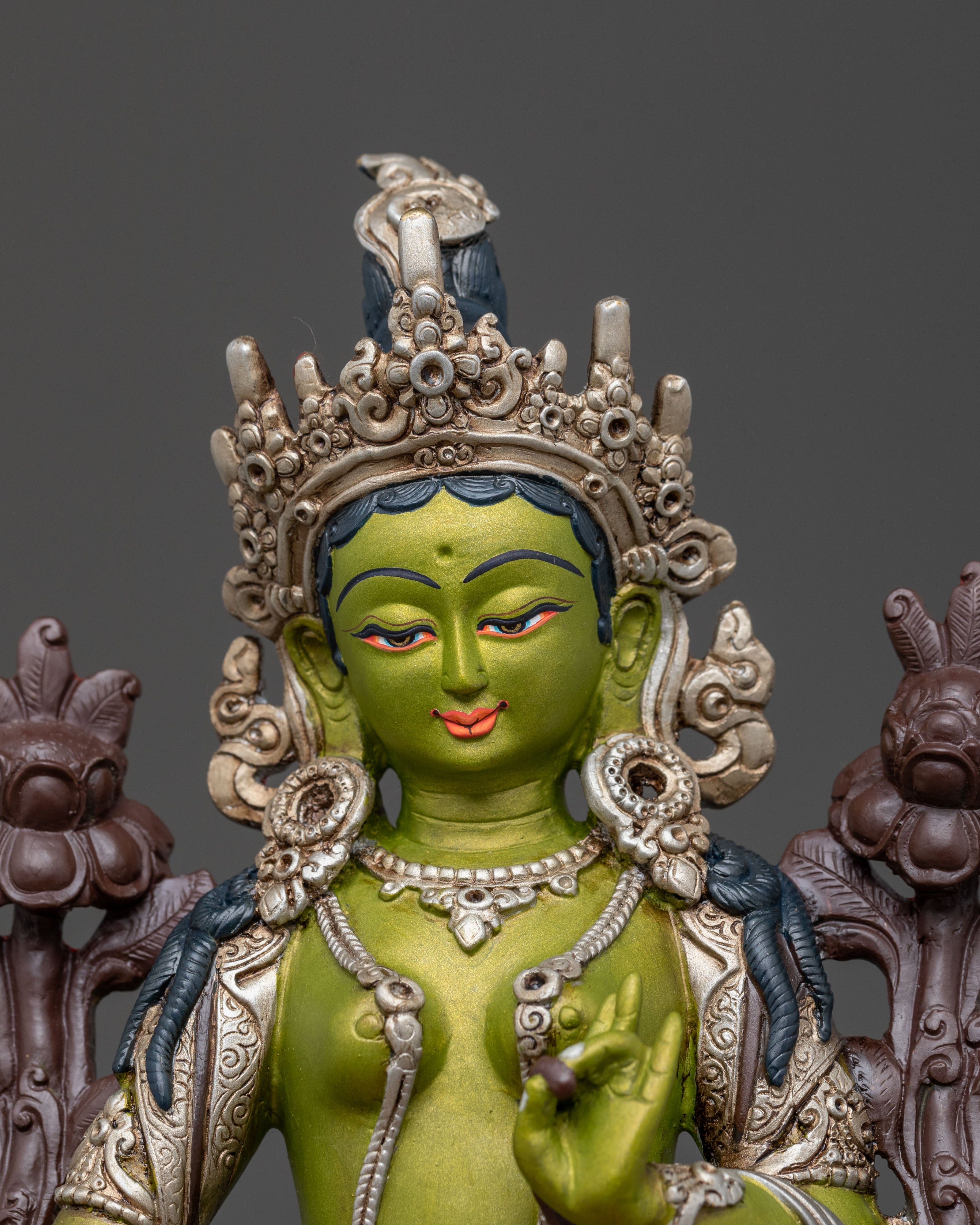 Handcrafted Green Tara Statue | Spiritual Icon