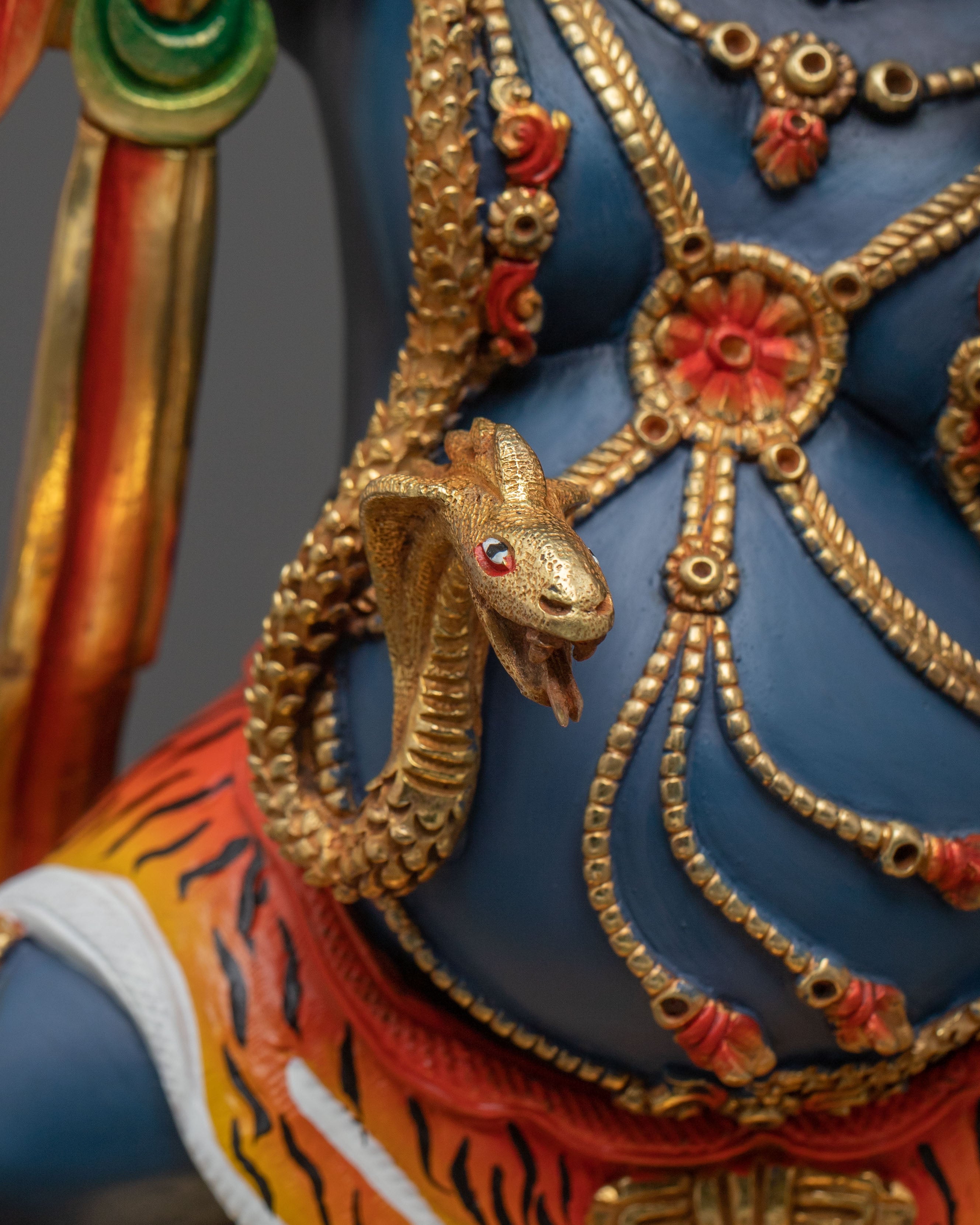 Tibetan Deity Vajrapani Statue | Altar Home Decor