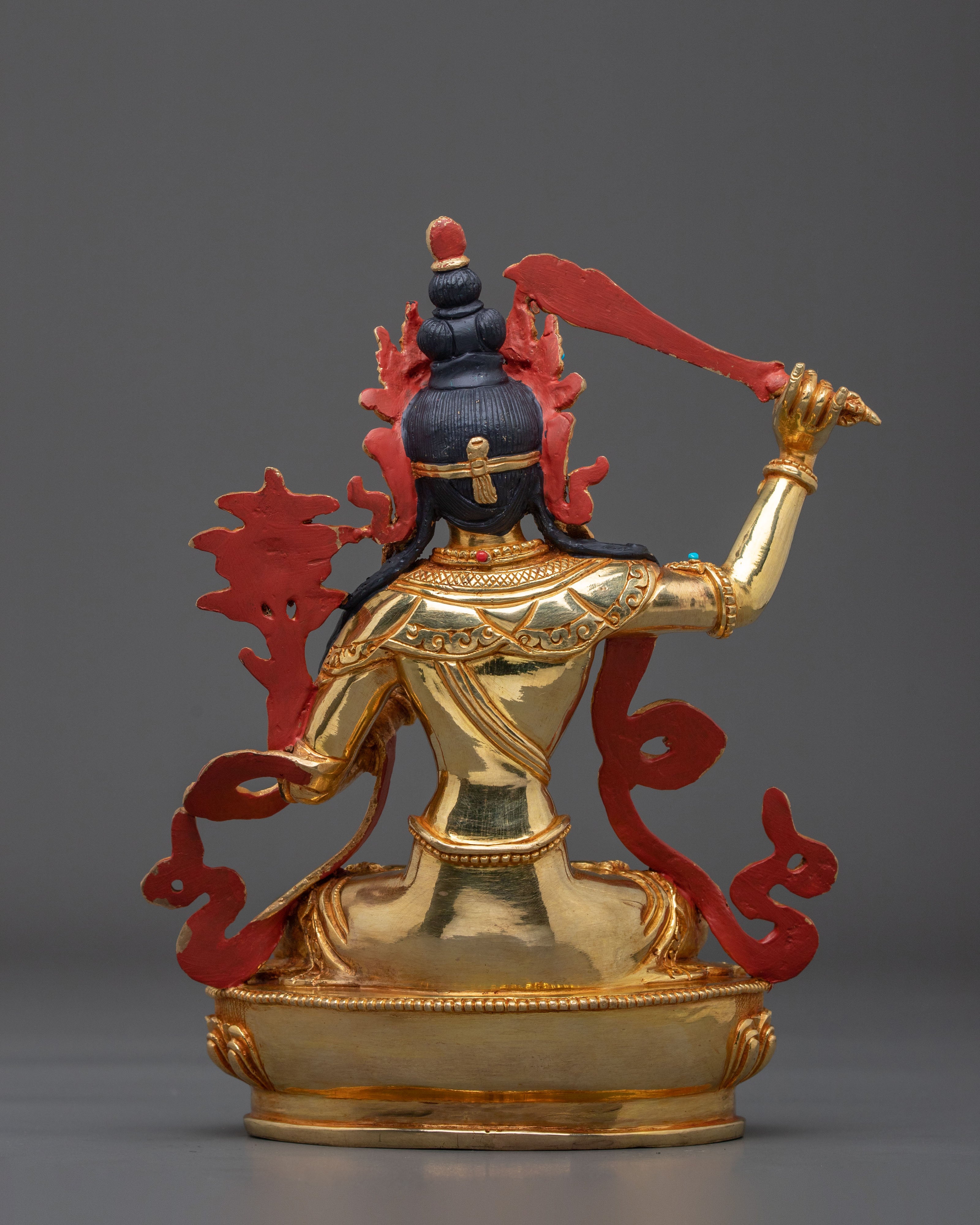 Manjushri Buddhist Statue for Decor: Bodhisattva of Wisdom