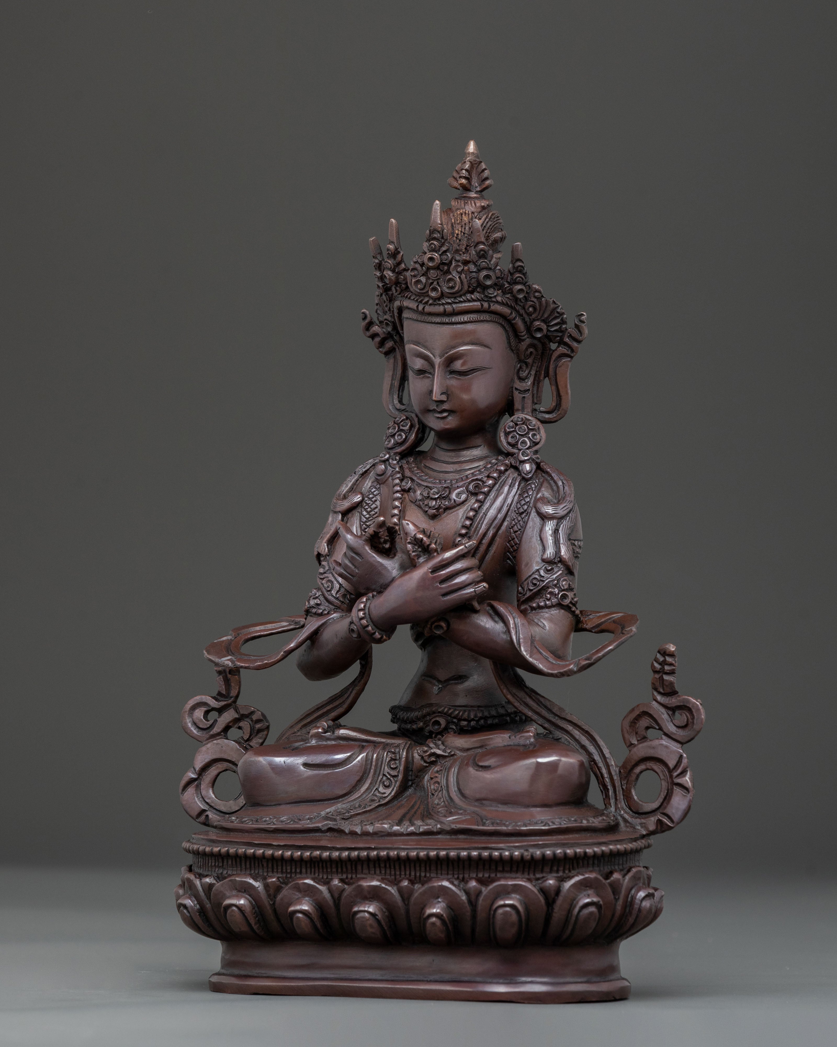 Vajradhara Oxidized Copper Statue | Primordial Wisdom
