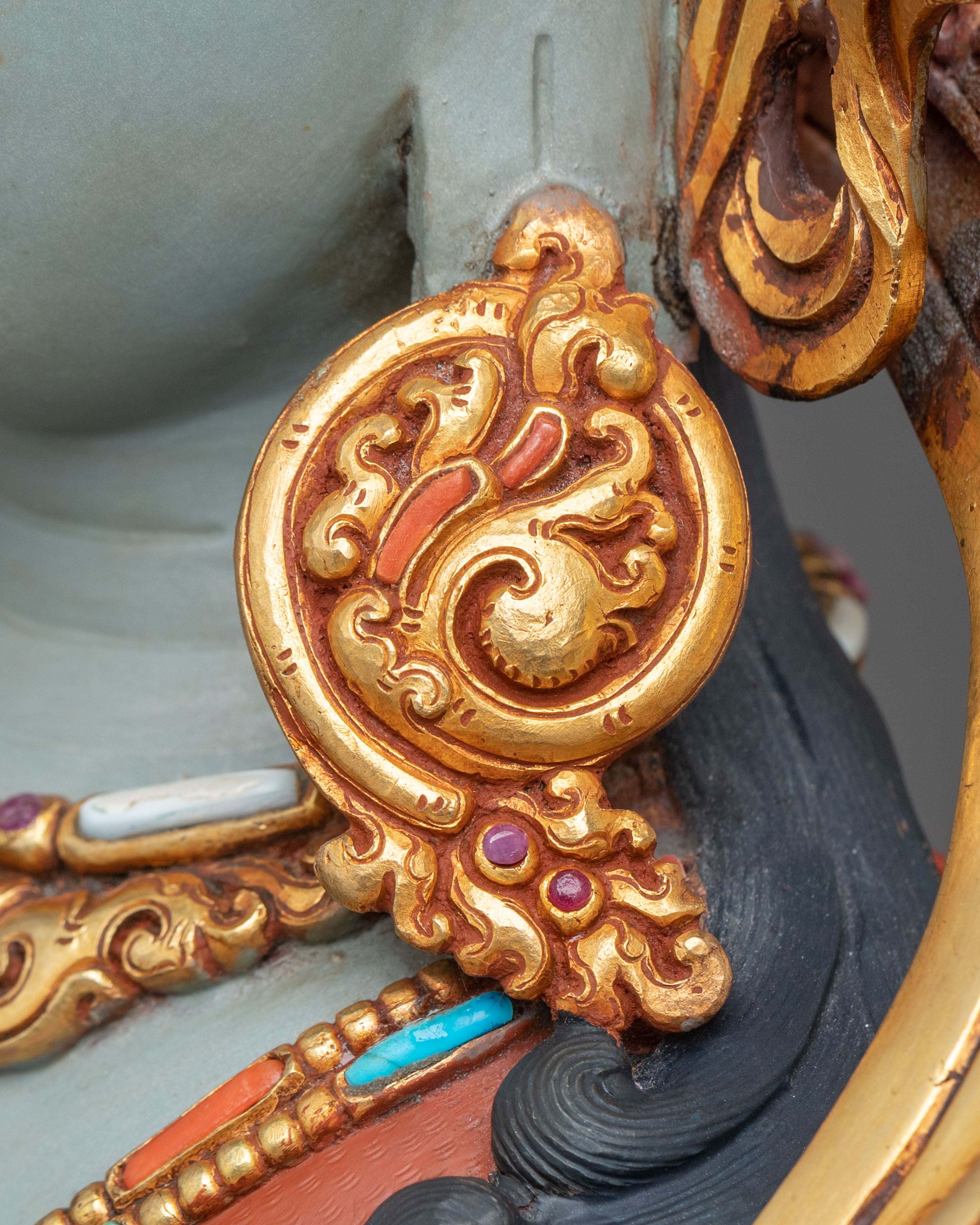 Tibetan Deity Four-Armed Chenrezig Statue | Home Decor