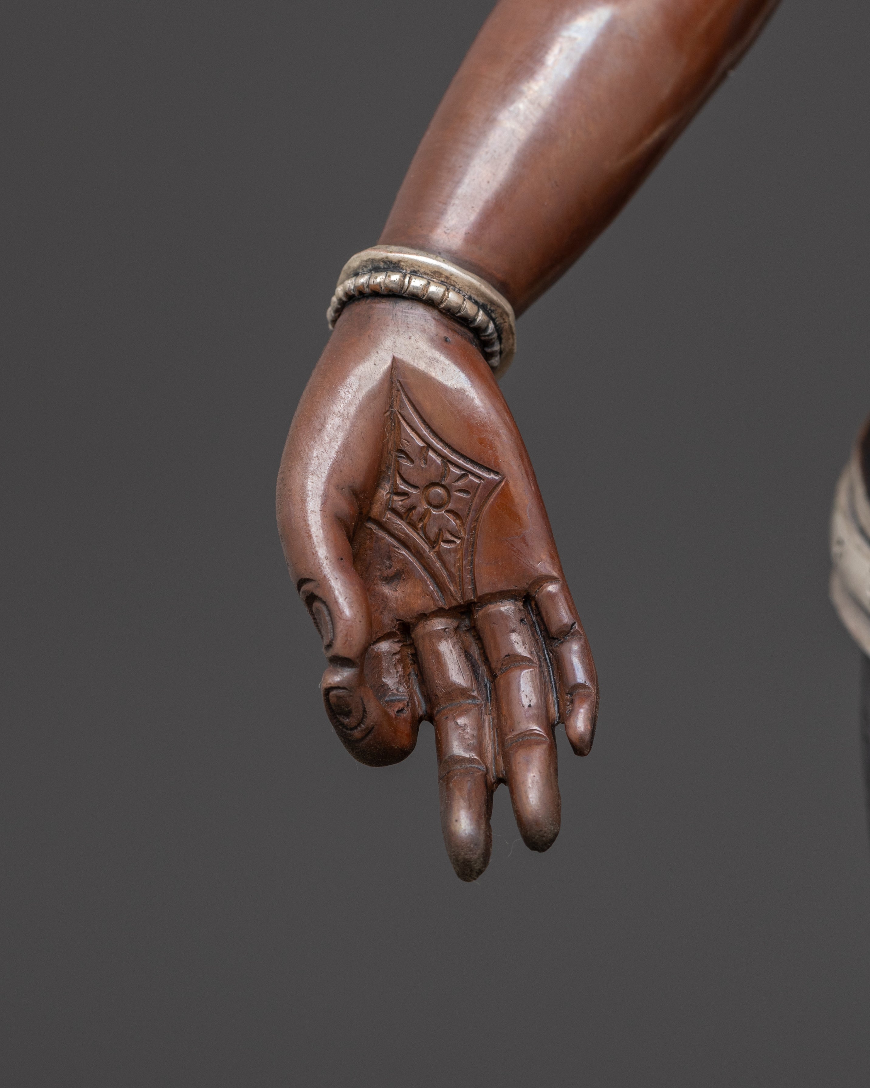 Standing Green Tara Sculpture | Traditional Tibetan Art