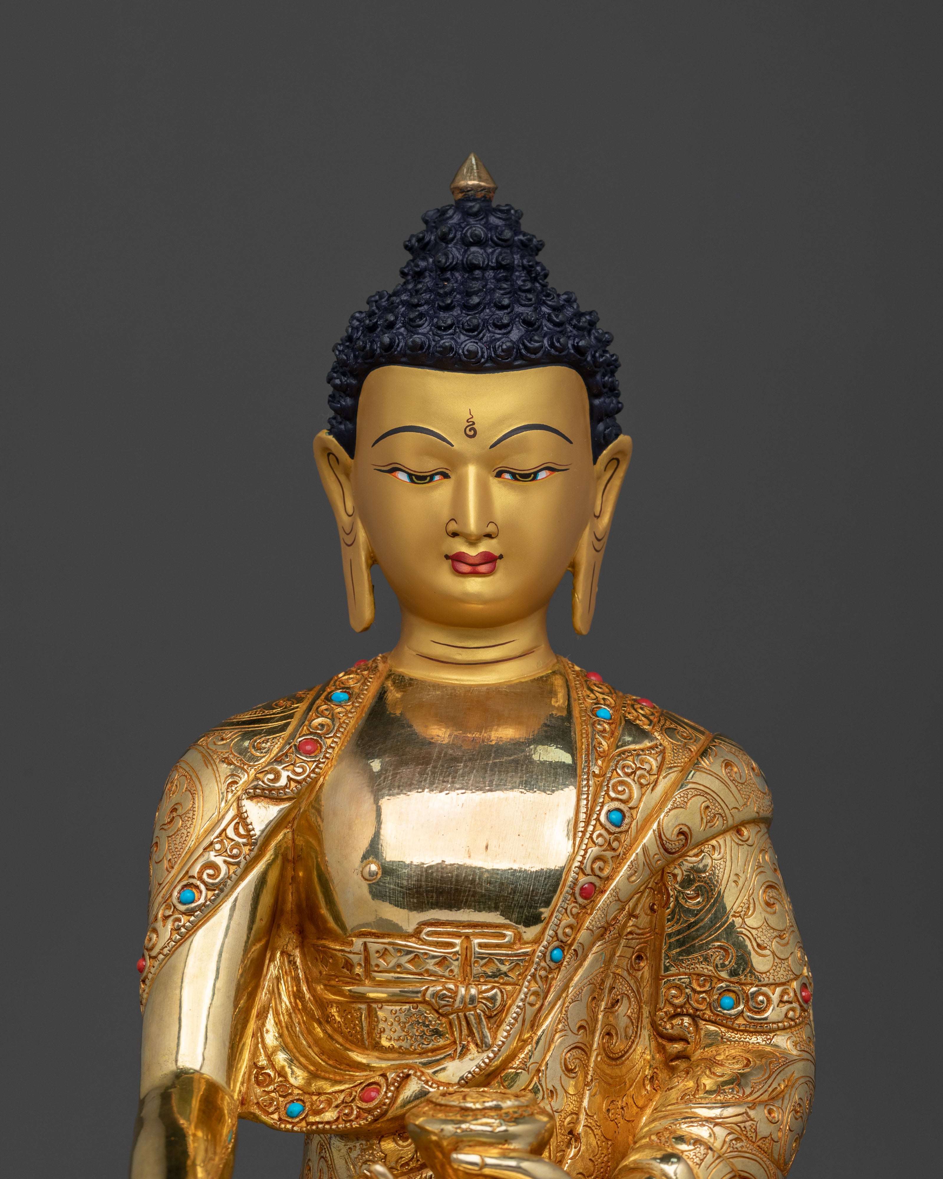 Shakyamuni Buddha Sculpture | Sacred Buddhist Figurine