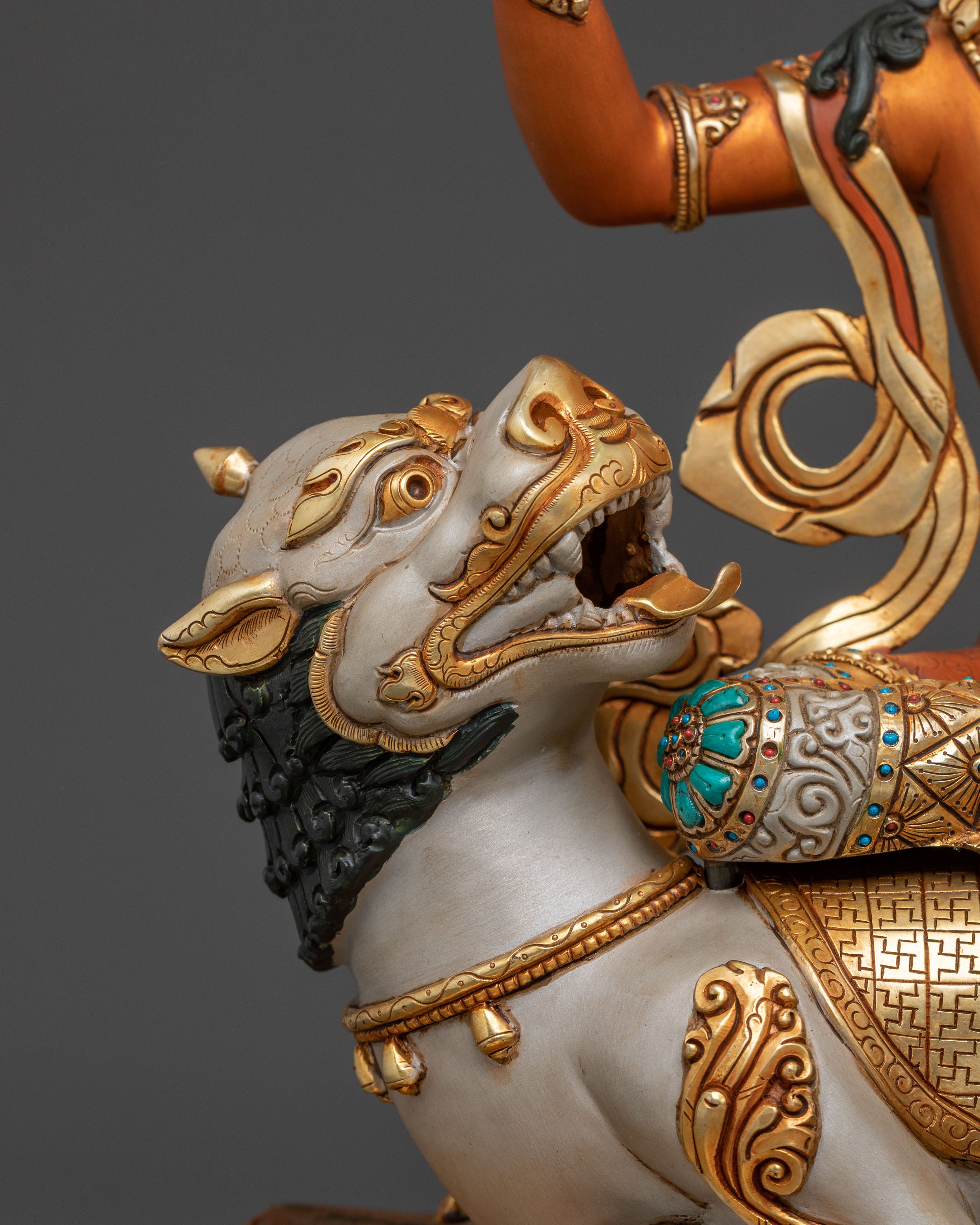 Simhanada Manjushri Statue | Divine Wisdom
