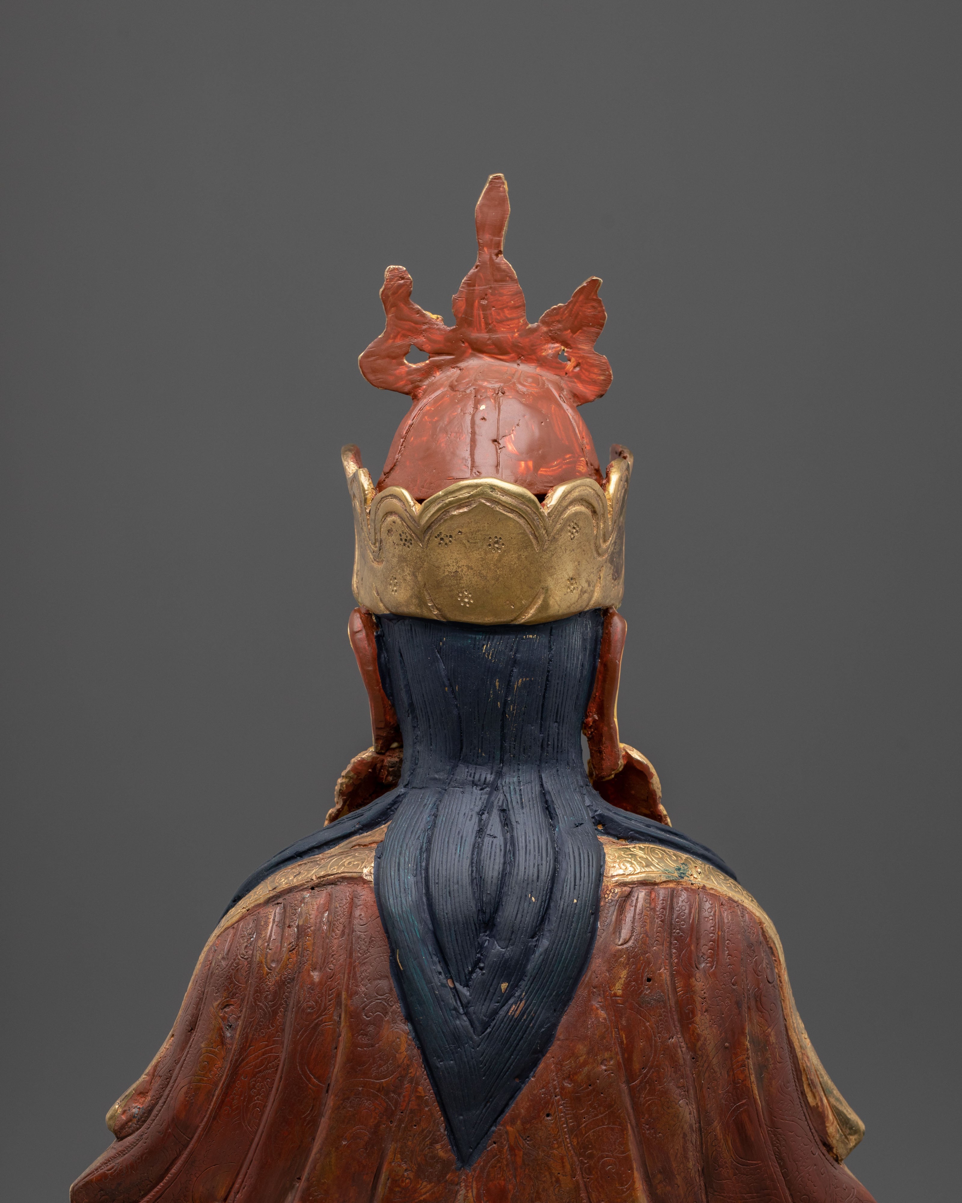 Guru Tsokye Dorje Buddhist Master Statue | 24K Gold Gilded