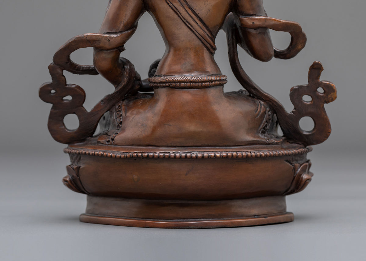 Handmade Vajrasattva Oxidized Sculpture | Tibetan Deity