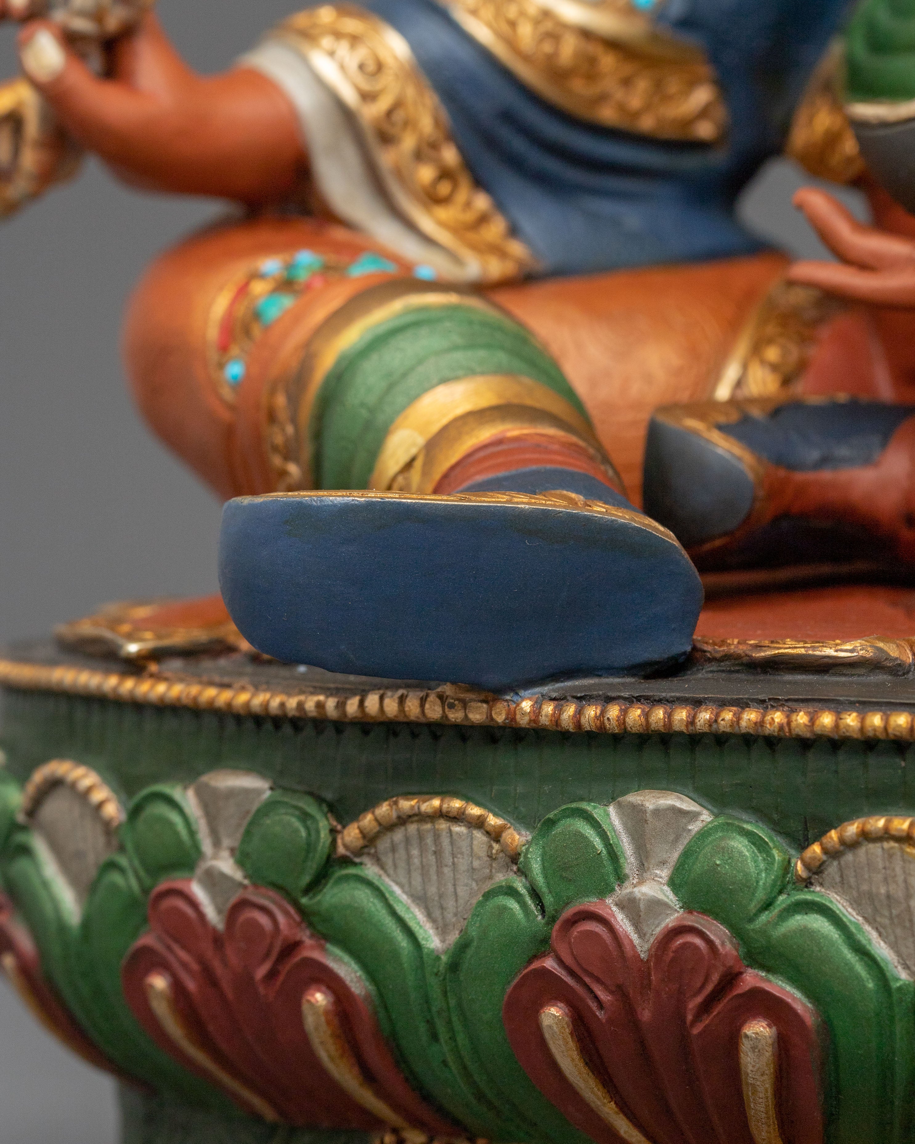 Traditional Guru Rinpoche Statue | Himalayan Artwork