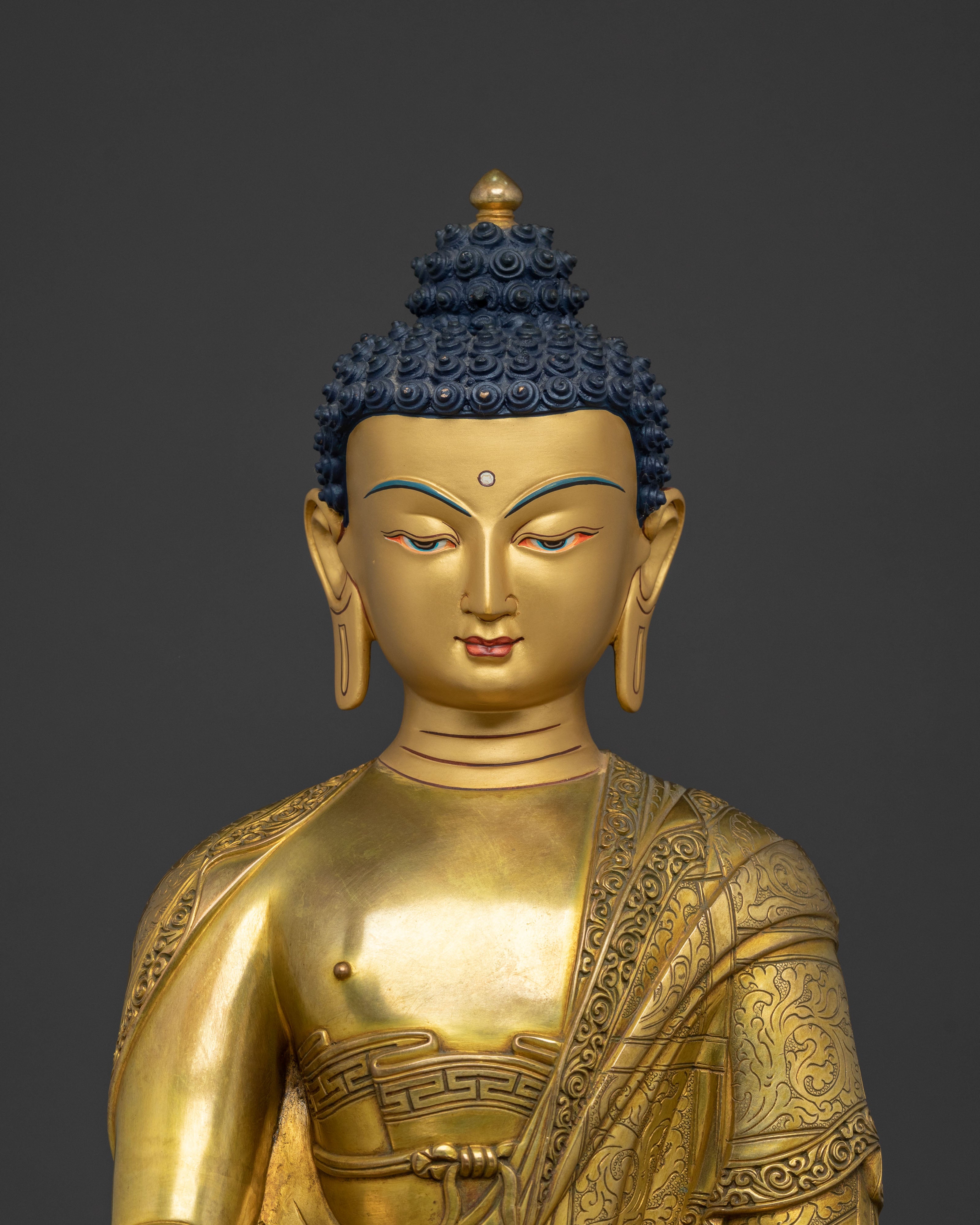 Shakyamuni Buddha Sacred Statue | Himalayan Figurine