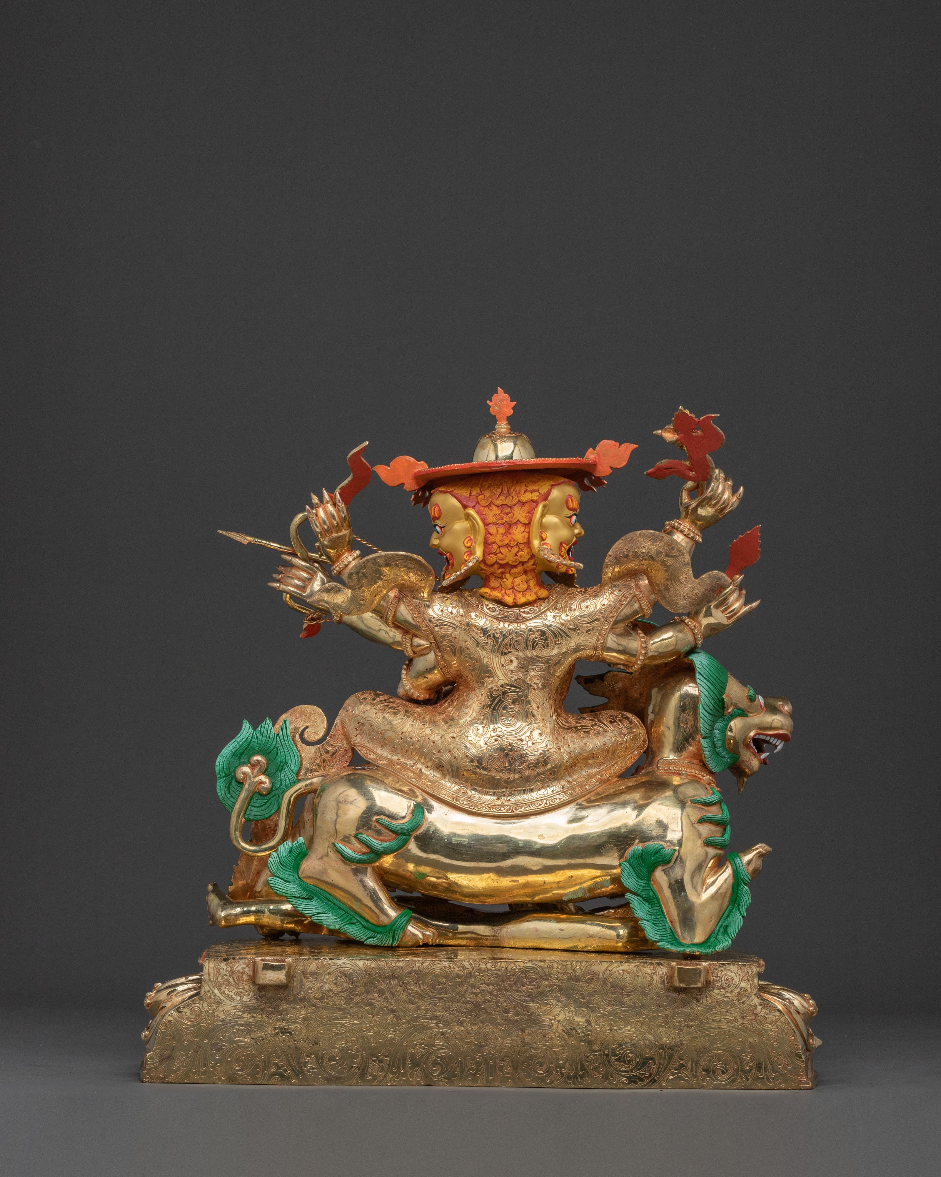 Pehar Gyalpo Sacred Figurine | Tibetan Dharma Protector Deity