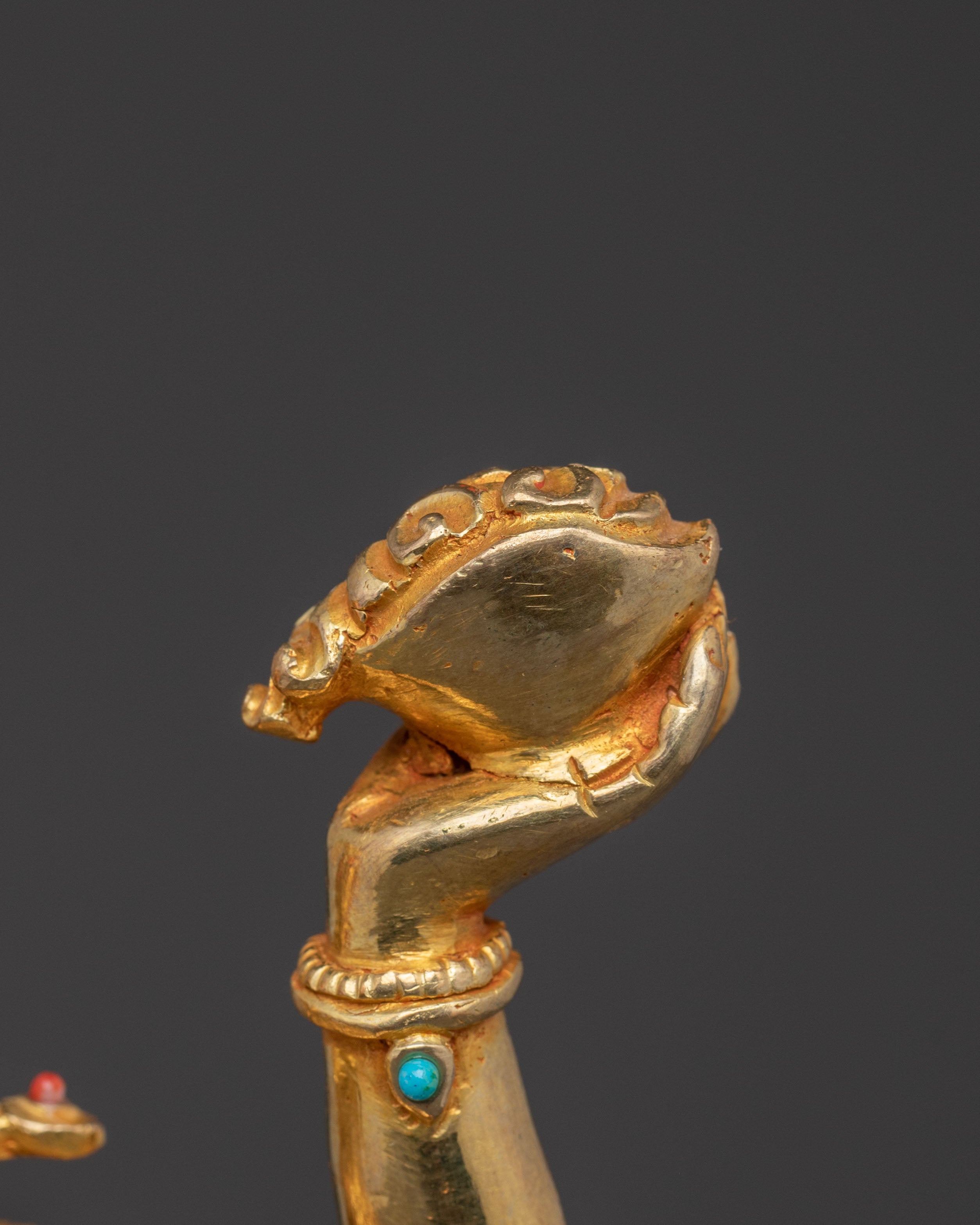 Vajrayogini Tantric Statue | Handcrafted 24K Gold Gilded Statue