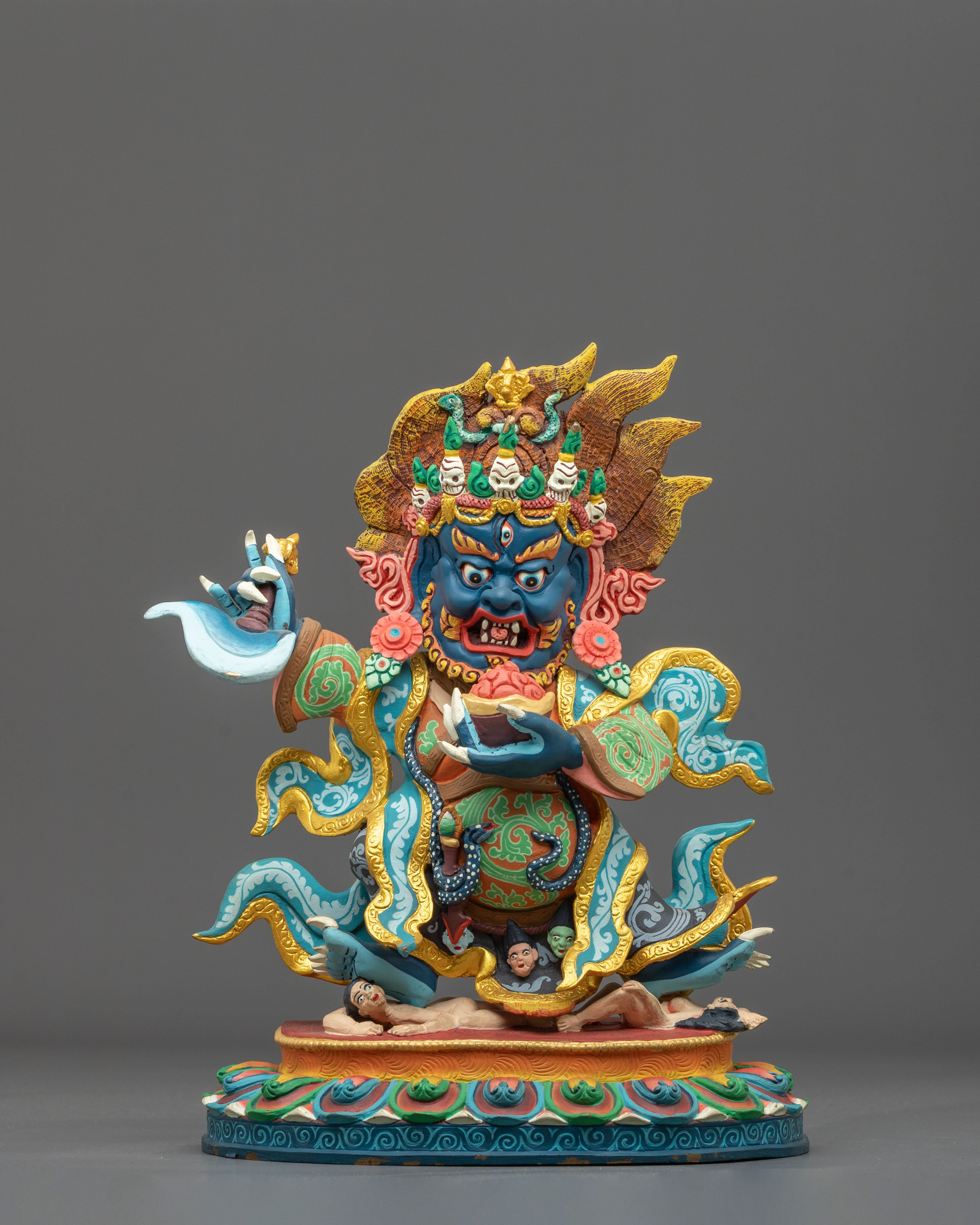 Mahakala Bernakchen Statue of Protection | Altar Decor