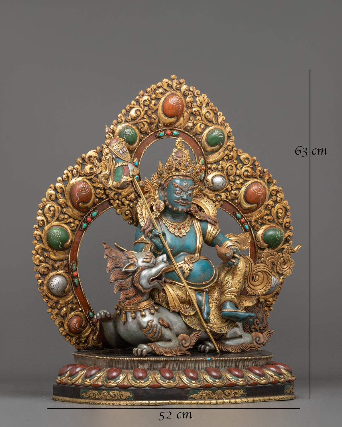 Namtoshe Copper Sculpture | Guardian King of Wealth and Protection