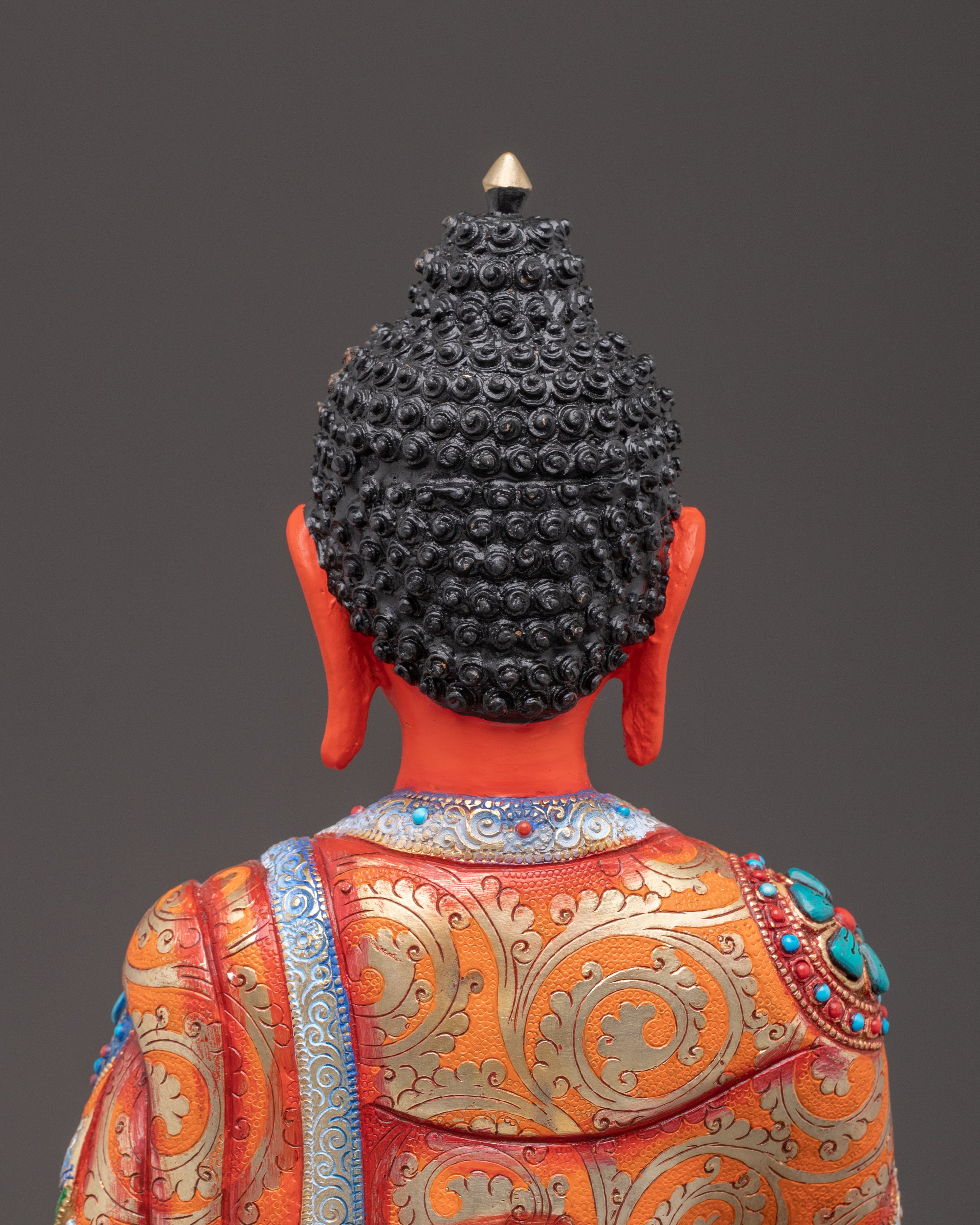 Handcrafted Amitabha Buddha Copper Statue